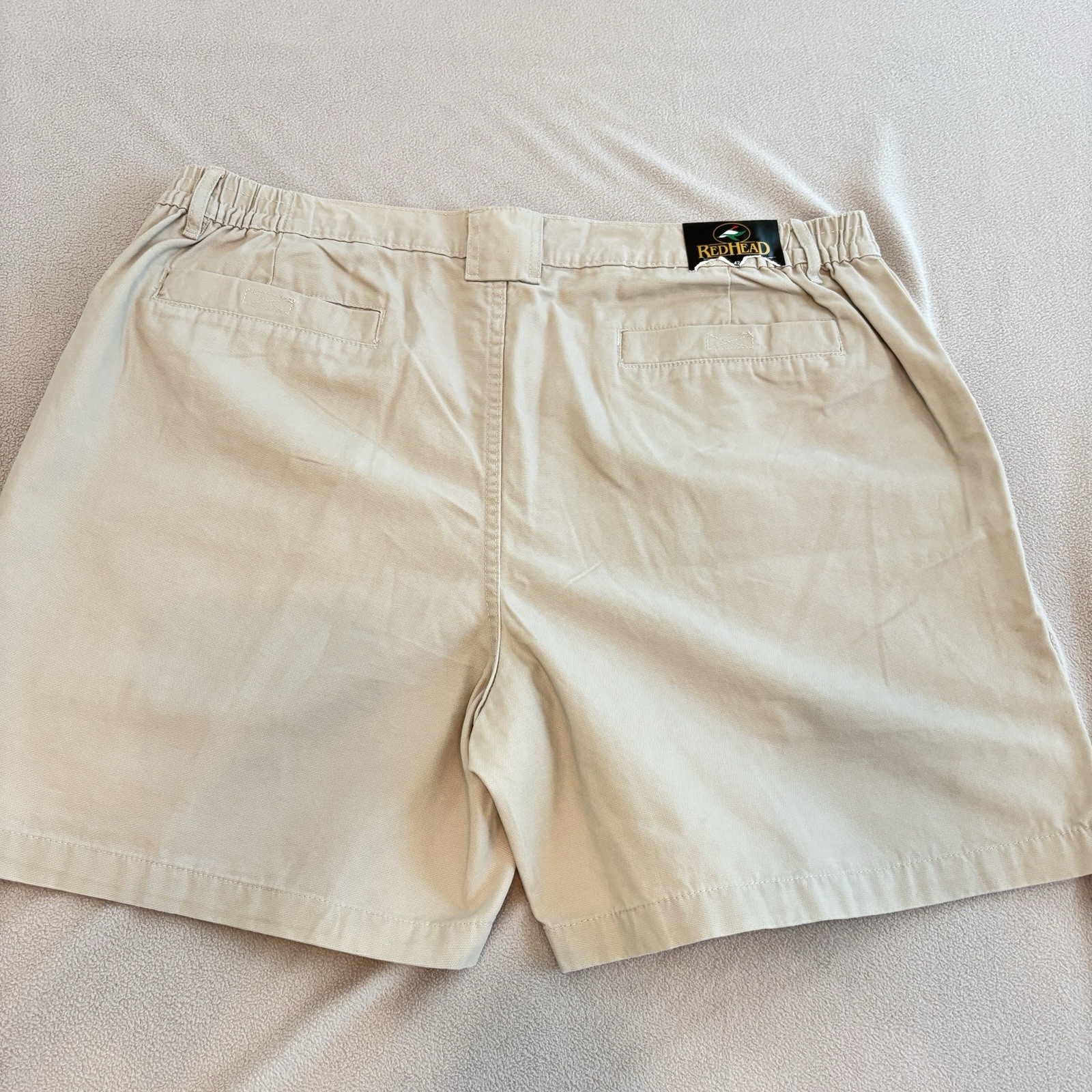 RedHead Men’s Trail Cargo Shorts Stonewash Cotton Comfort W42” Inseam 6”