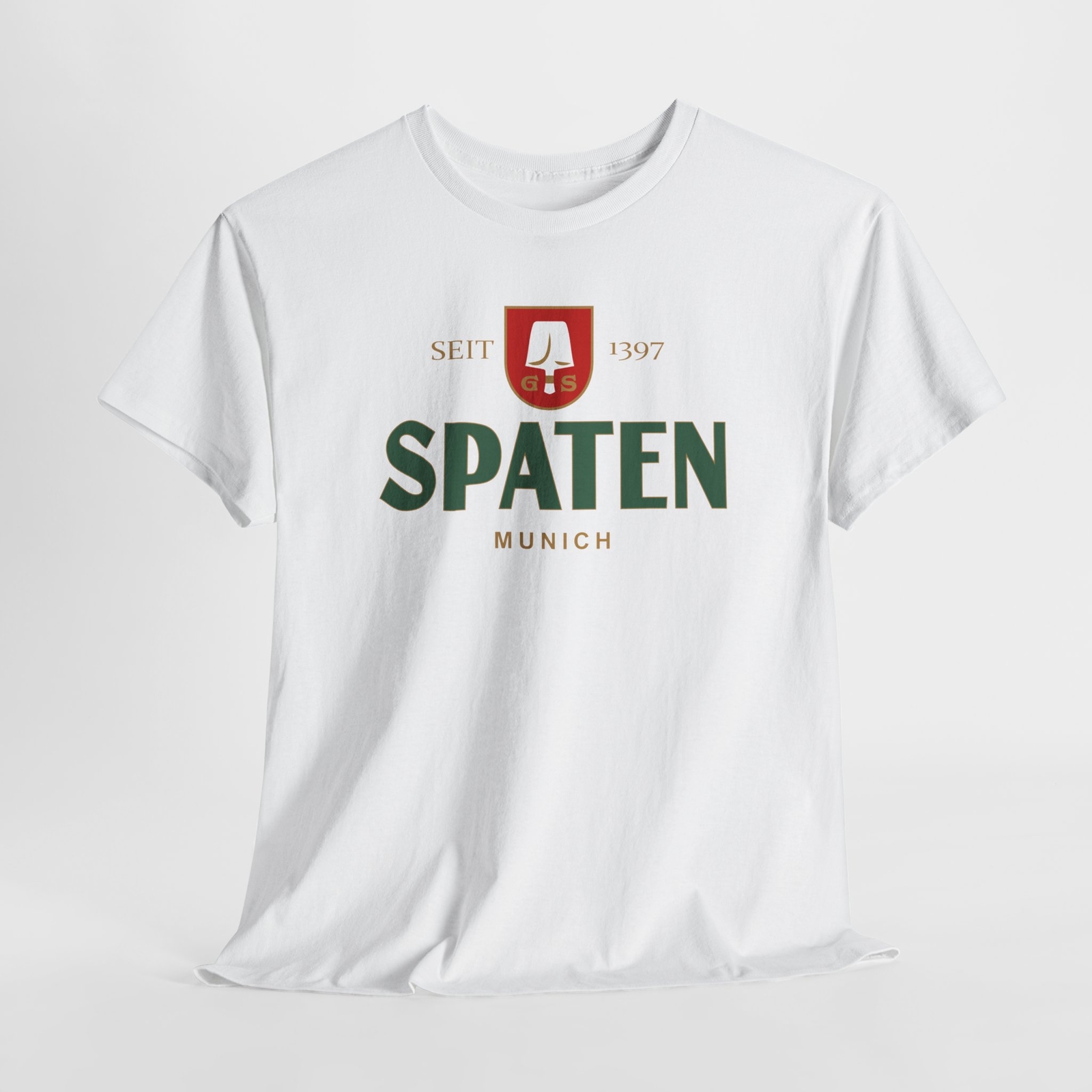 Munich German Beer Spaten Gildan 5000 Unisex Heavy Cotton Tee Oktoberfest