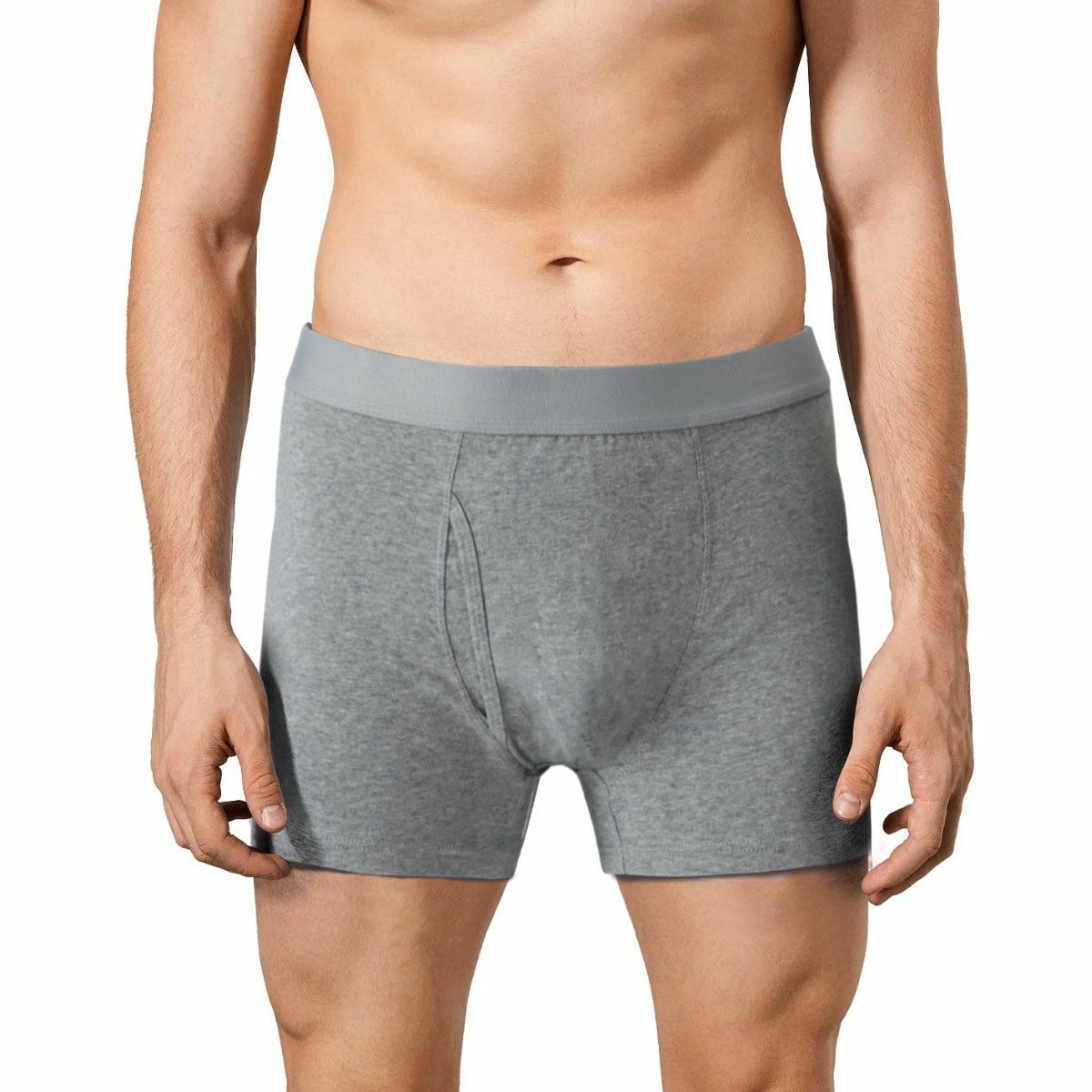 US Men Trunks Boxer Briefs Shorts Mesh Bulge Pouch Cotton Underwear Underpants