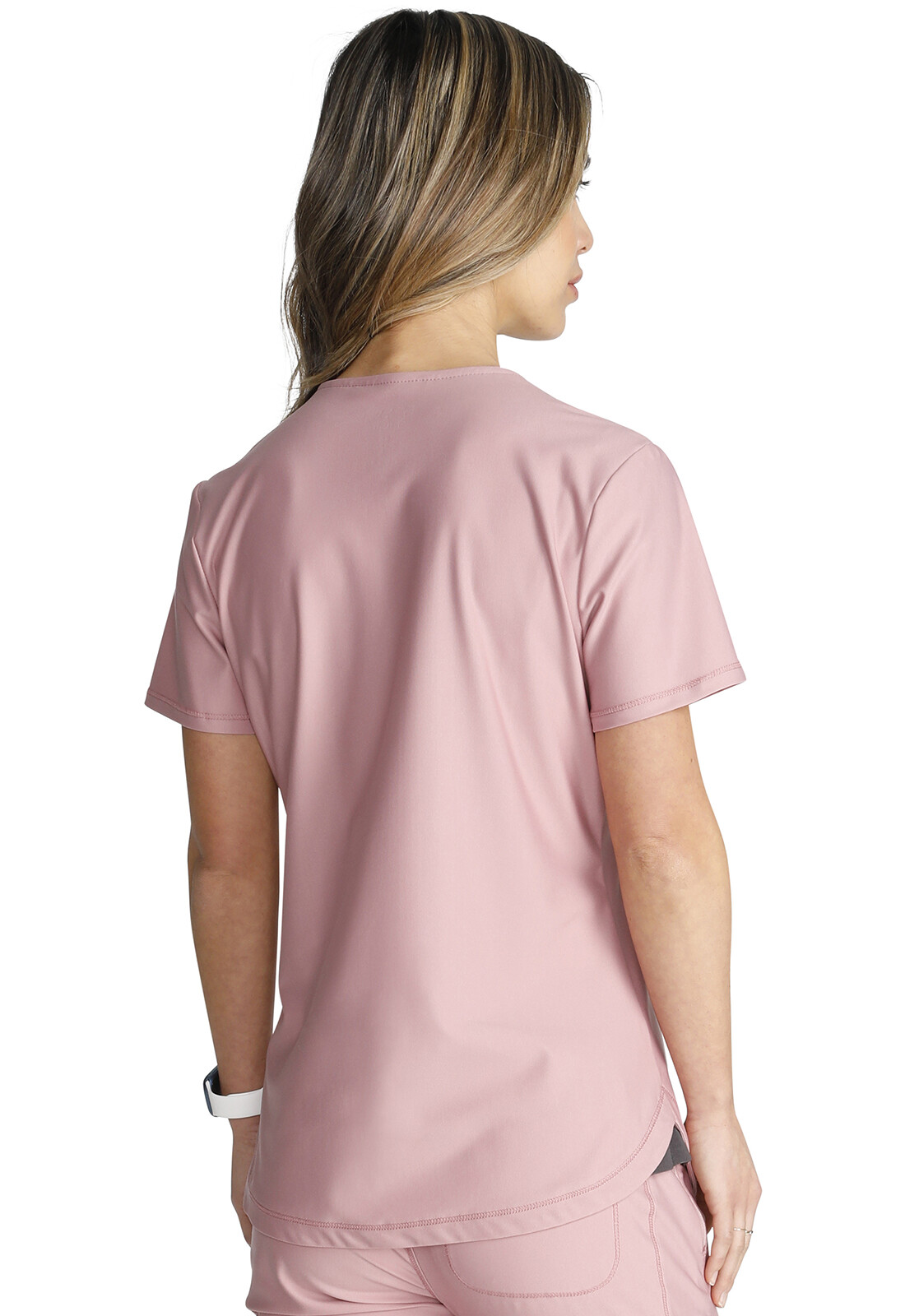 Mauve Orchid Cherokee Scrubs Form V Neck Top CK843 MVOR