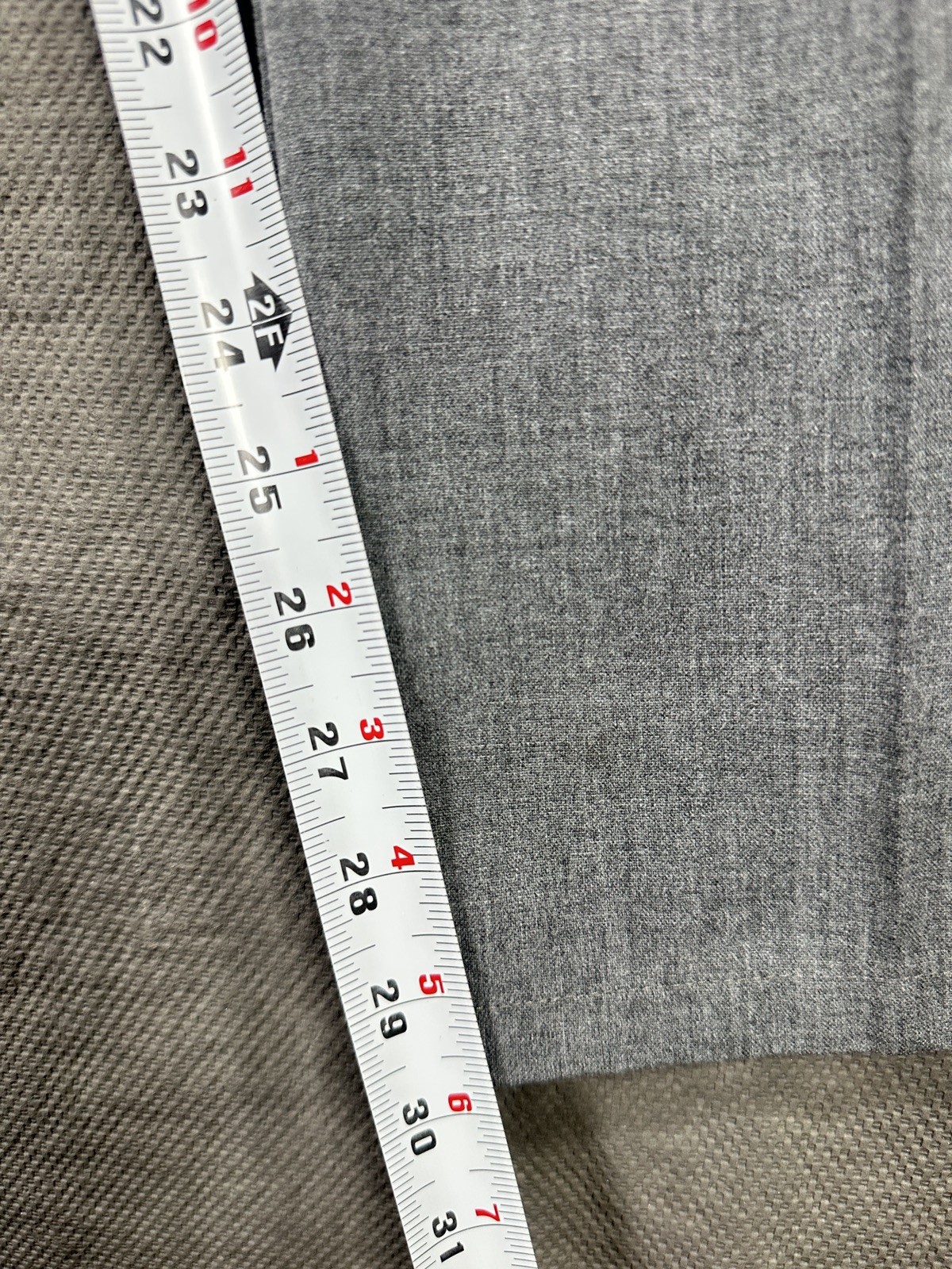 Alberto Comfort Fit Mens 52 Gray Relaxed Dress Pants Tom Ceramica