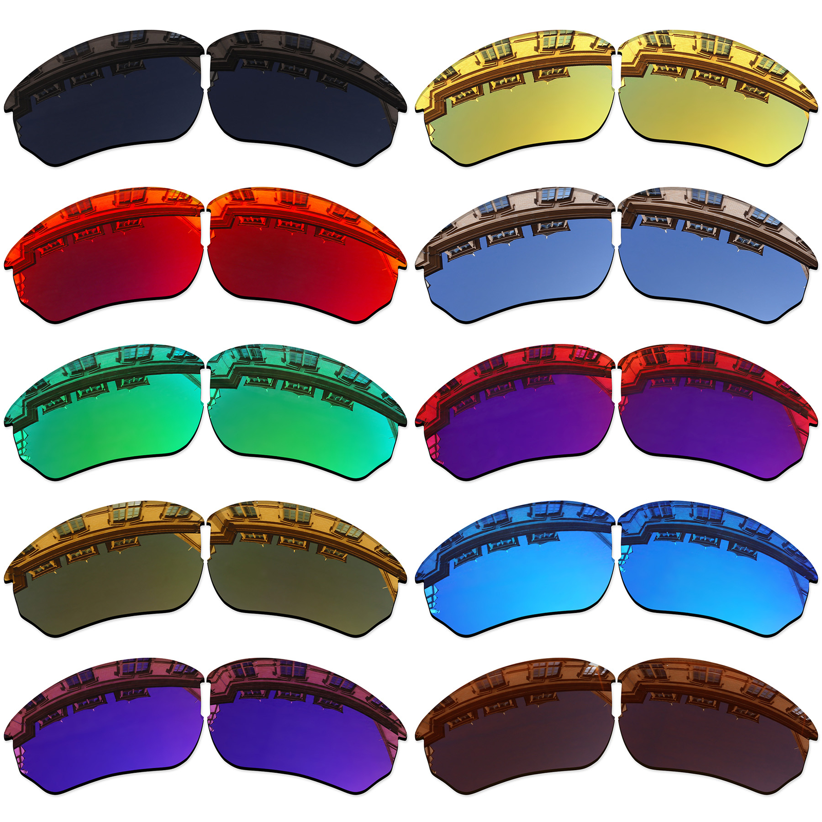 Vonxyz Polarized Polarized Replacement Lenses for-Oakley Flak Beta OO9363