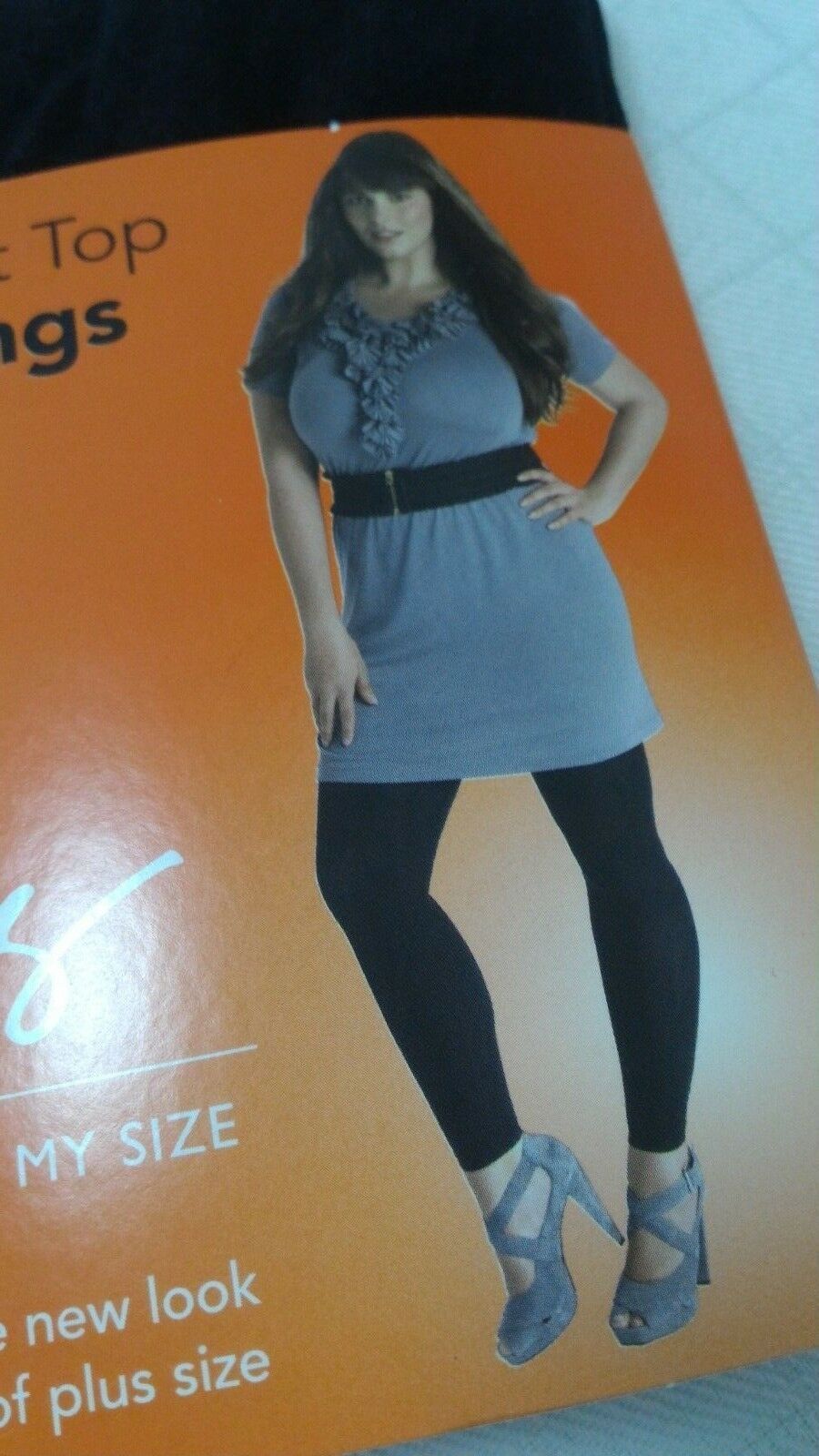 Just My Size Legging Footless size 4X BLACK 89003 Comfort Top nylon span