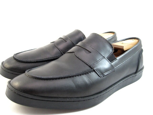 Allen Edmonds “RANDOLPH” Leather Penny Loafer Dress Sneakers 9 EEE Black (488N)