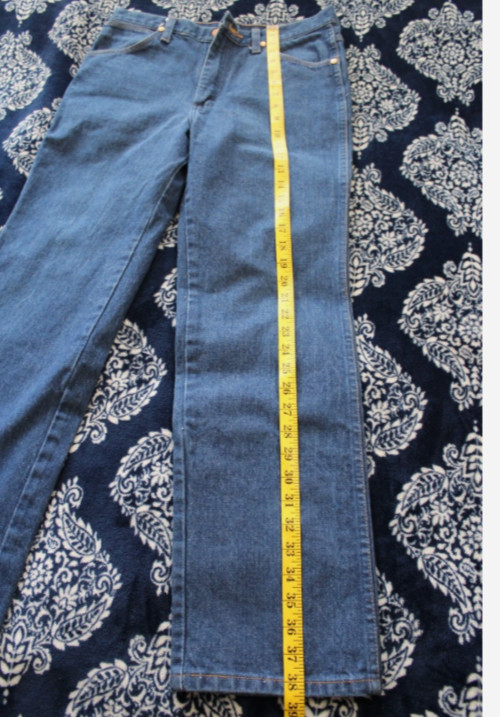 Vintage Wrangler Cowboy Cut Slim Fit 936Den 30W x 29L Blue Jeans (Mexico Made)