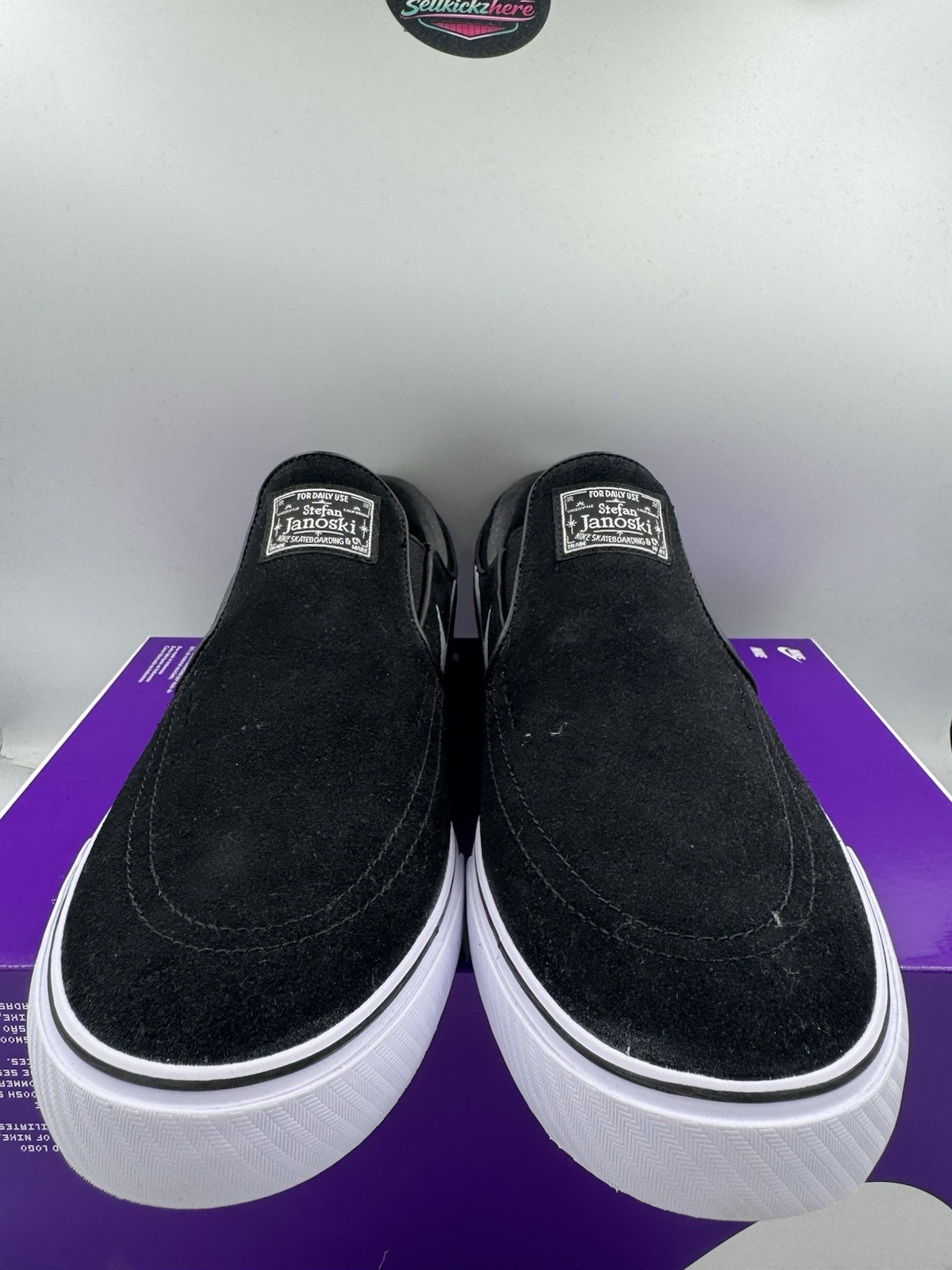 Nike SB Zoom Janoski+ Slip Black White FN5893-001 Size 8.5