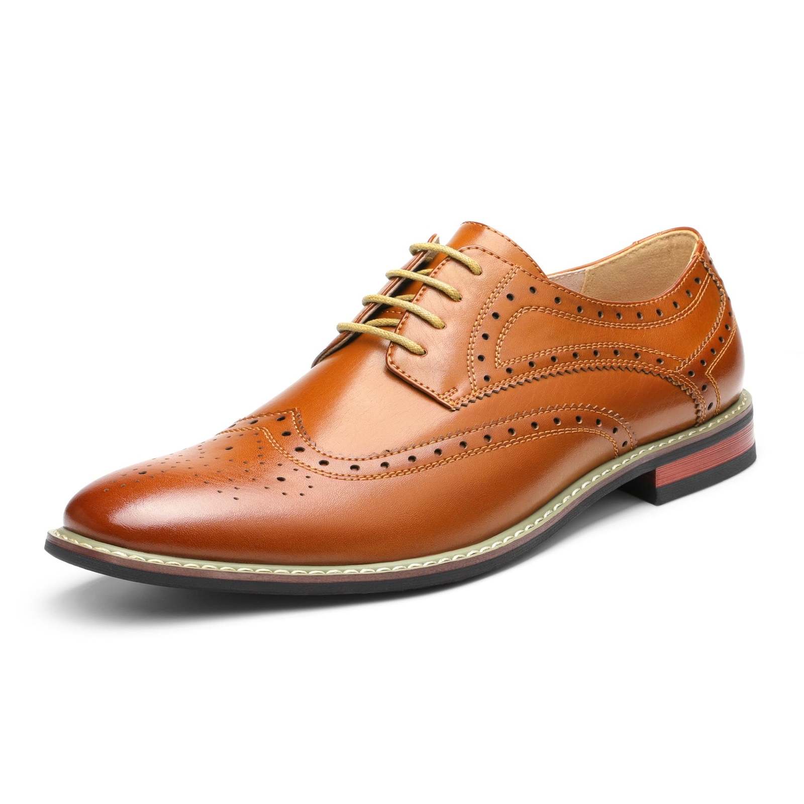 Men’s Oxfords Wingtip Dress Business Classic Modern Formal Shoes US Wide 6.5-15