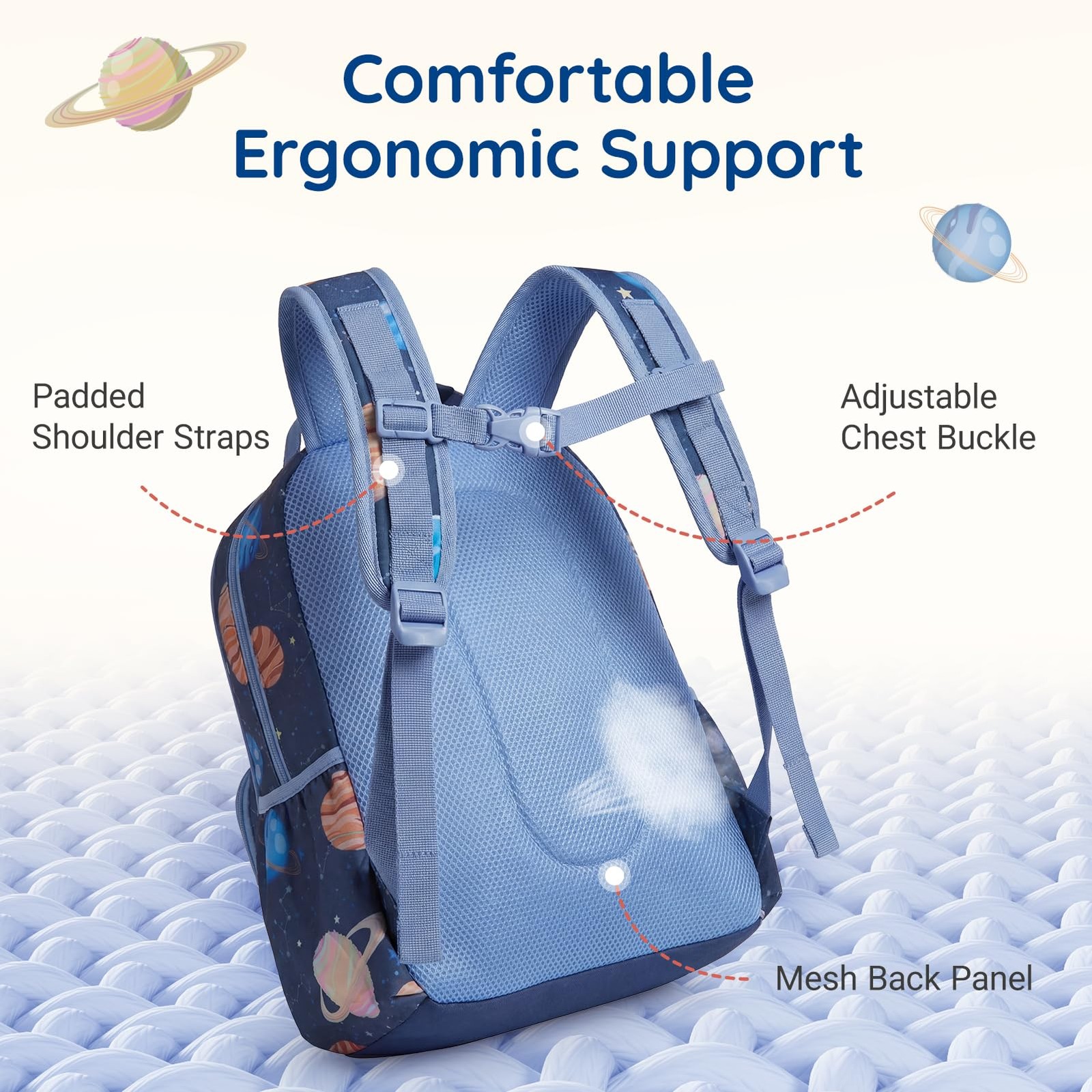 Kids Backpack 15” for Boys 4-8 with Lunch Box – School & Play Set