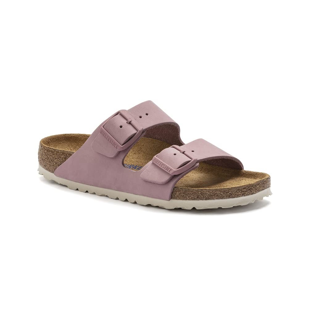 Birkenstock Unisex Arizona Soft FootBed Pink Orchid Nubuck Size EU 40/US W9-M7