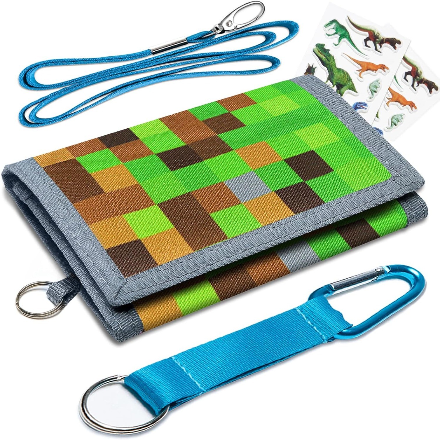 Kids Wallets for Boys Girls Ages 4-18 Trifold,Toddler/Youth Wallet with Zippered