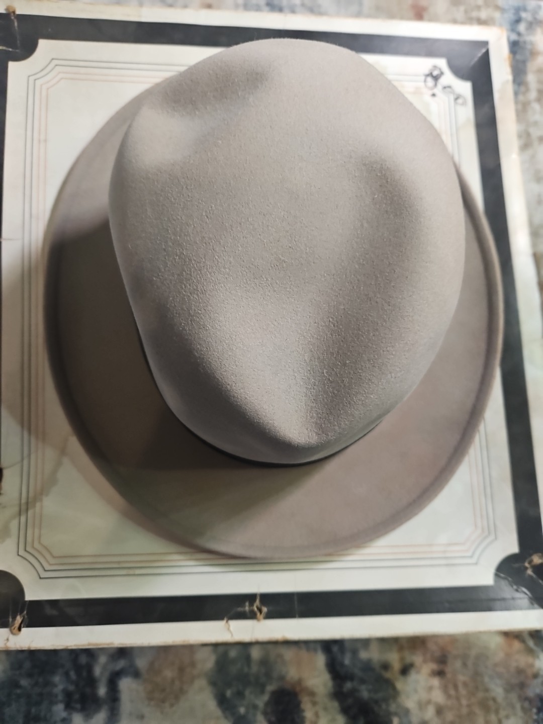 Vintage Borsalino Alessandria Fedora Hat 7 – See Pics Cosmetic Imperfections