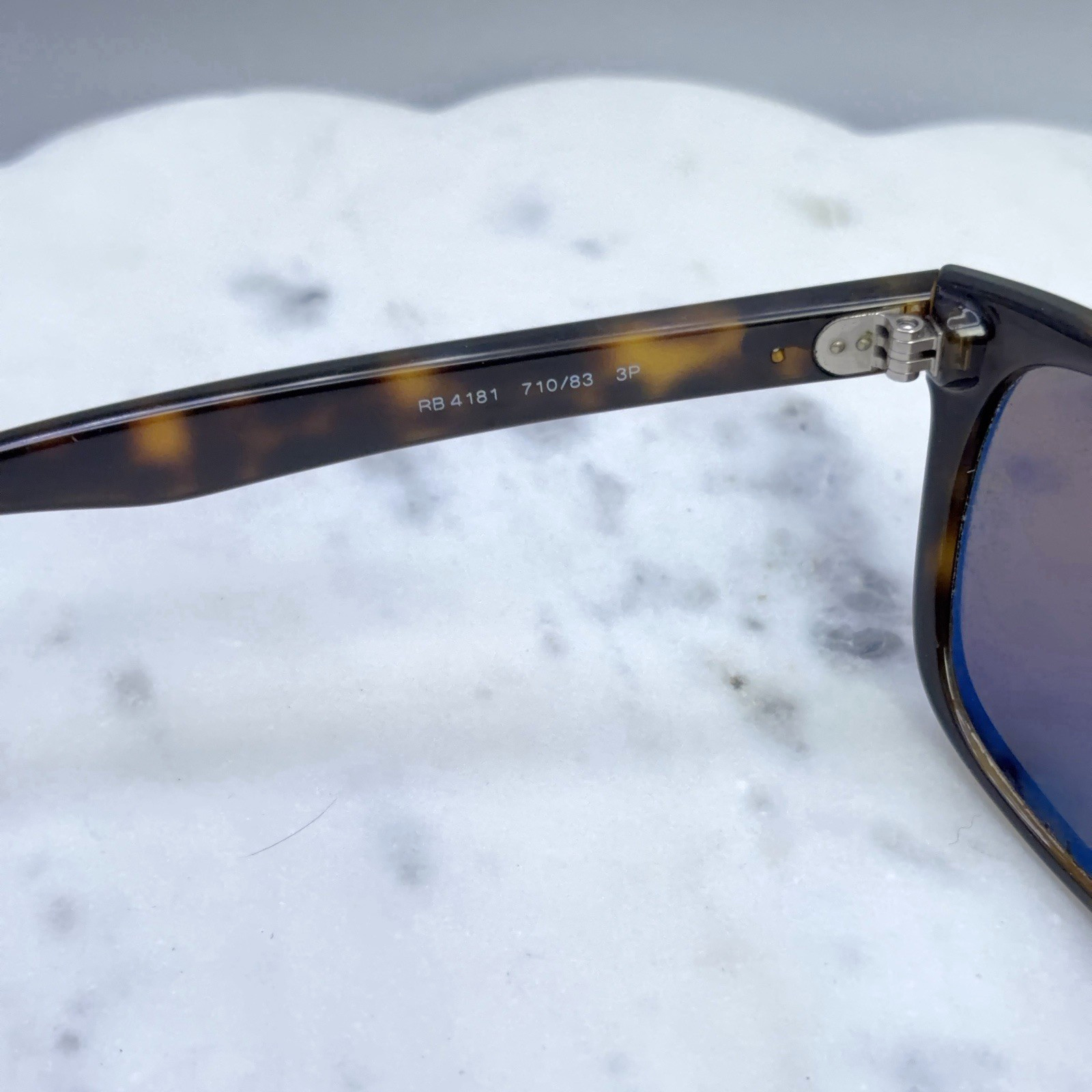 Ray Ban RB 4181 710/83 Polished Light Havana Sunglasses Frames Only Italy 57-16