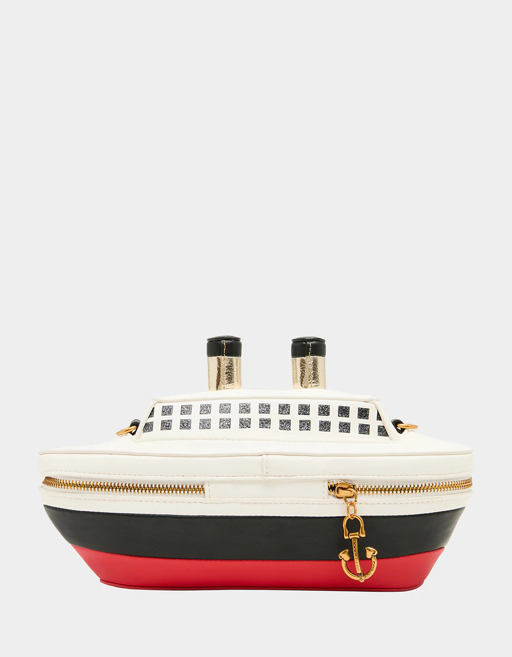 Betsey Johnson Kitsch Ship Tease Multi Color Cruise Ship Crossbody Bag NWT