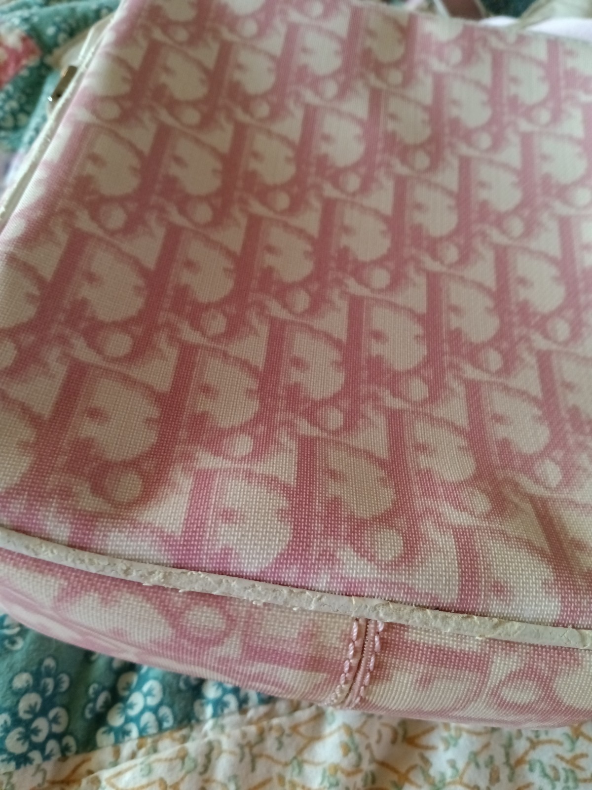 Christian Dior Diorissimo Girly Trotter Messenger Bag Pink