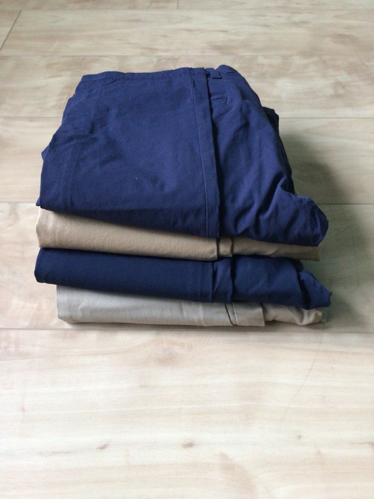 SCHOOL UNIFORM MENS SIZE 28×32 Khaki Navy Slim fit- Lot Of 4 multi brand