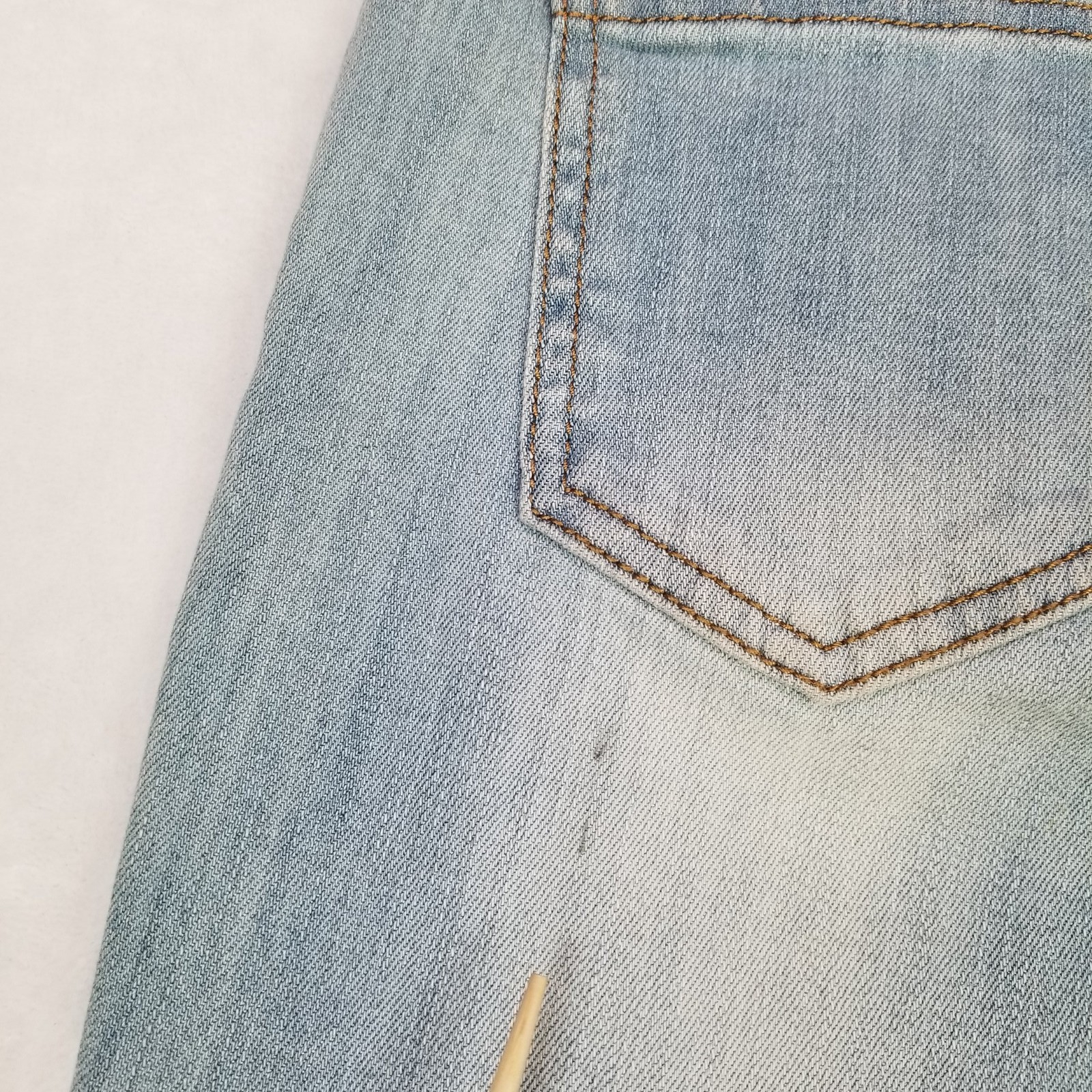 Machine Pour Neuf Mode Skinny Jeans Womens Size 31 Faded Wash Light Blue Classic