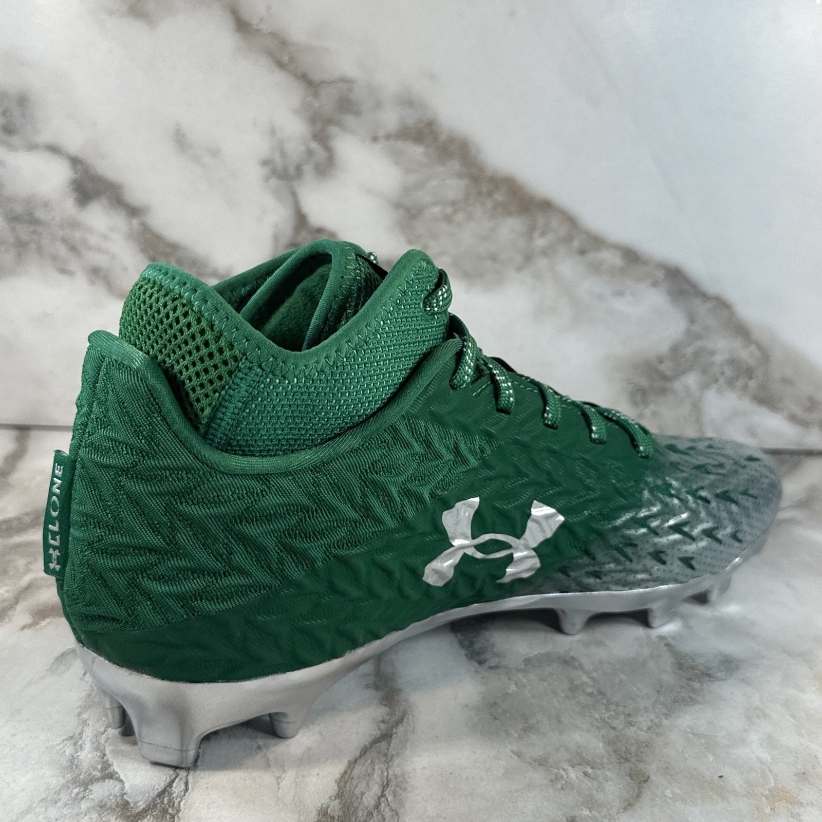 Under Armour UA Spotlight 4 MC Football Cleats Mens SZ 8.5 Green New 3027977-300