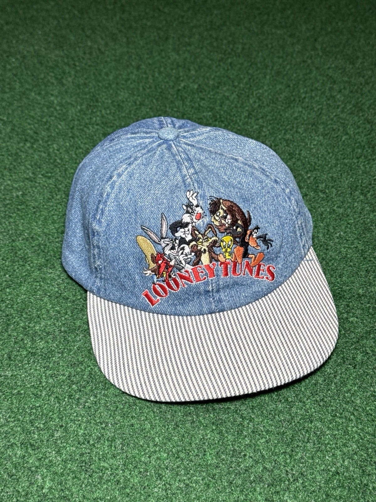 Looney Tunes Sample Hat Vintage Kids 90s RARE Baseball Cap Hat Cartoon Character