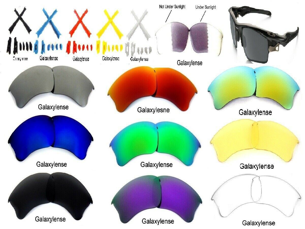 Galaxy Replacement Lenses For Oakley Flak Jacket XLJ Sunglasses Multi Selection