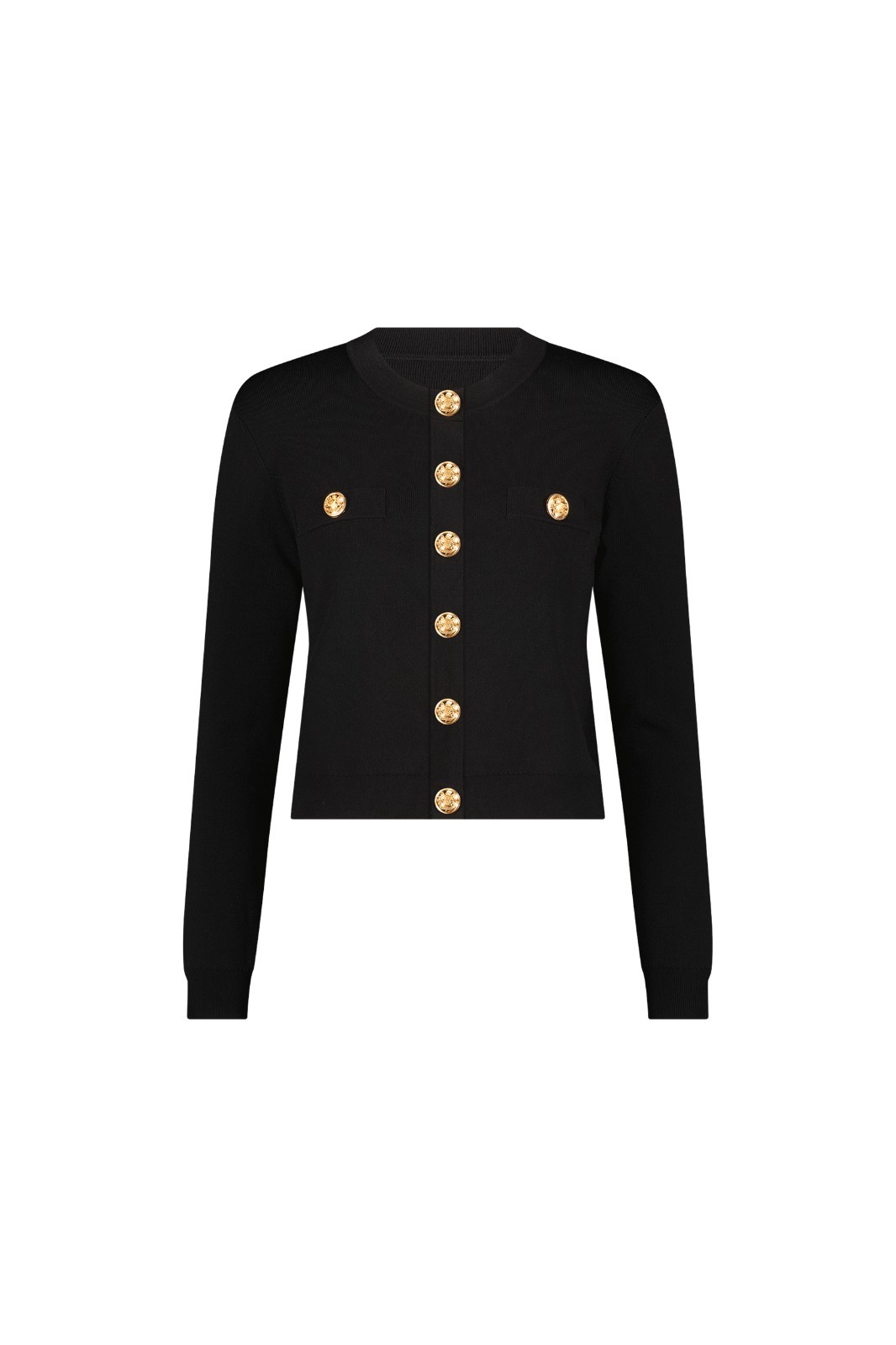 Loretta Knit Cardigan Top – Black THE NOLI SHOP