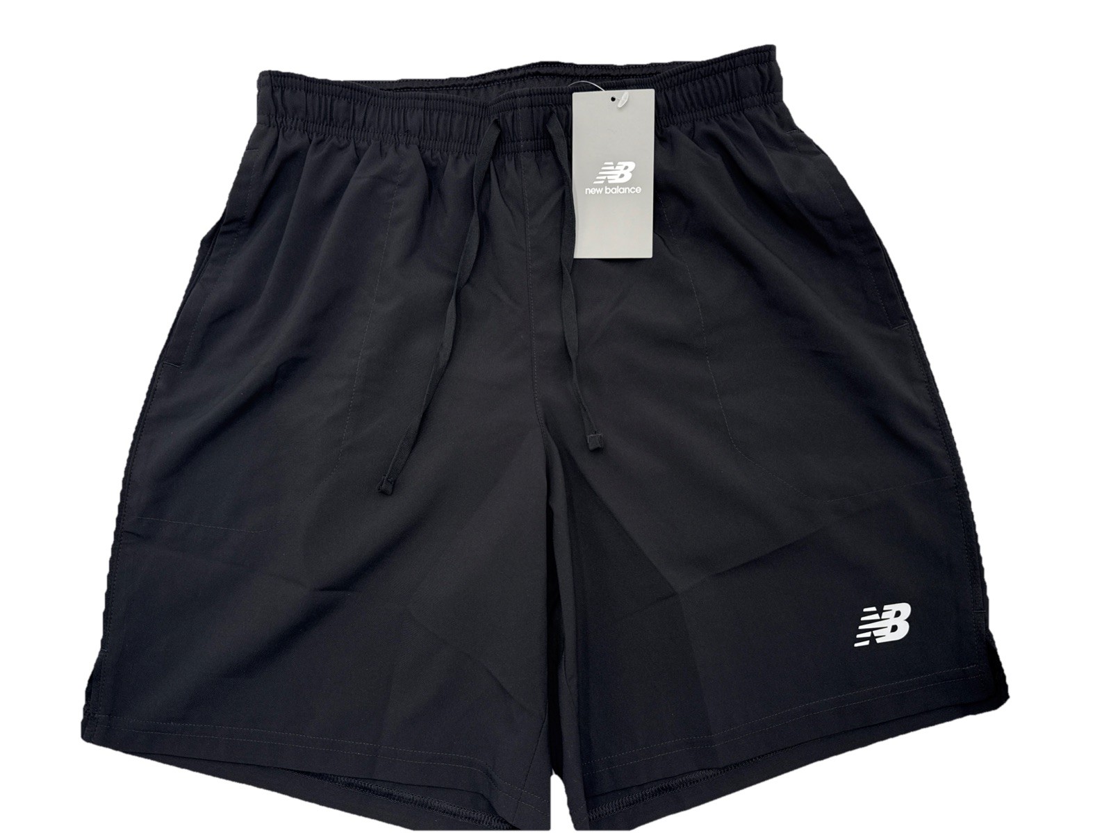 $52 New Balance Men’s Brief Running Shorts 7″ – Black – Medium – New With Tags