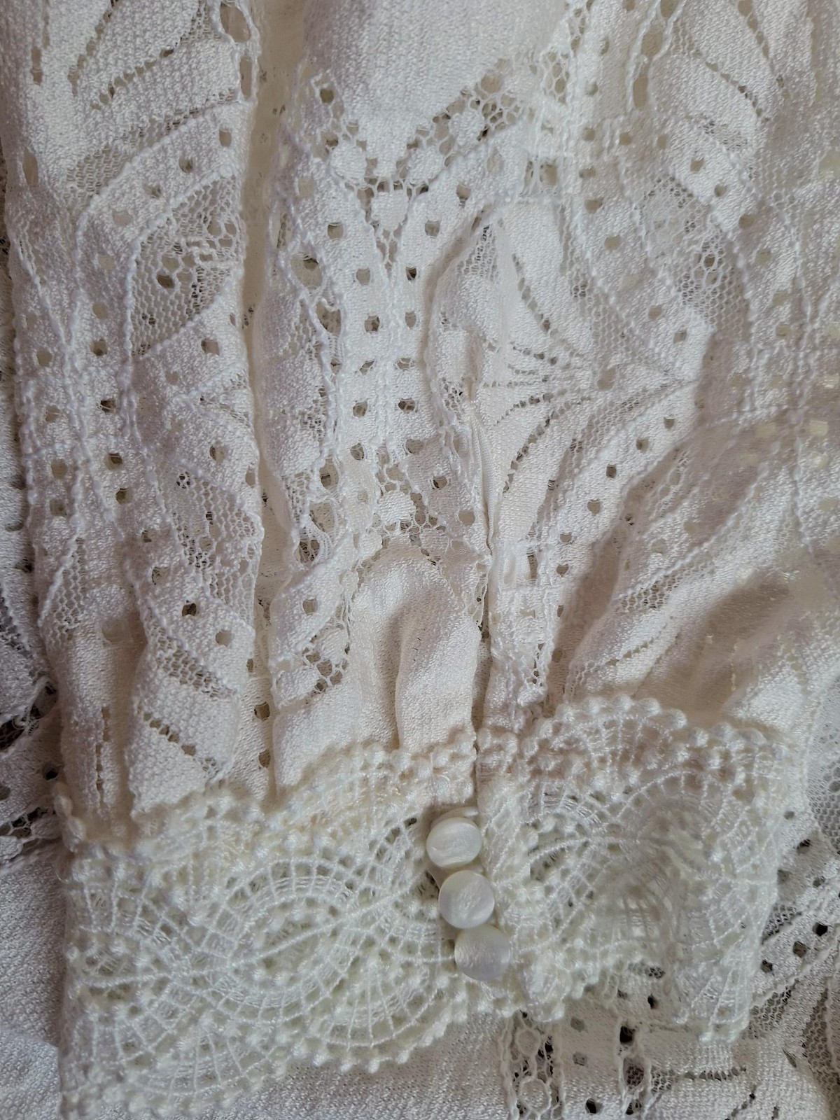 Sezane Bianca Blouse Écru. – Size 42 – NEVER WORN