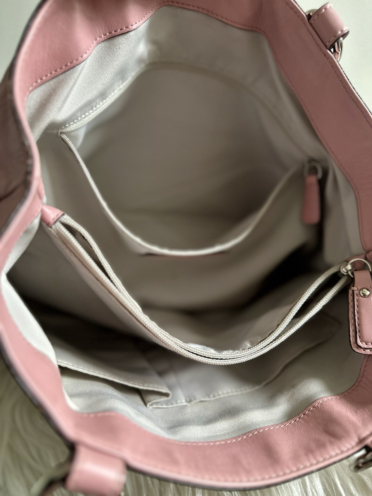Coach Soho Pink Leather Buckle Tote F18731 Shoulder Bag