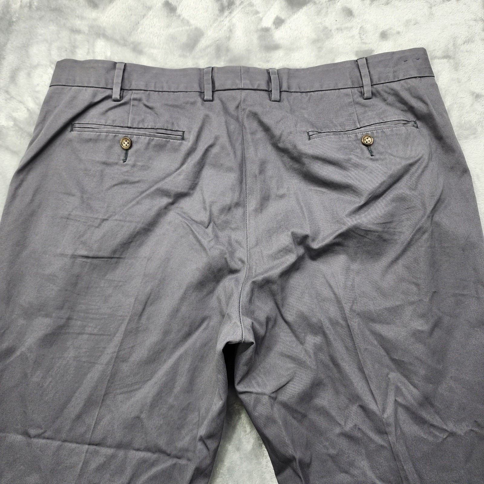J.Crew Pants Mens 38W Gray Classic Bowery Chino Straight Cotton Preppy Office