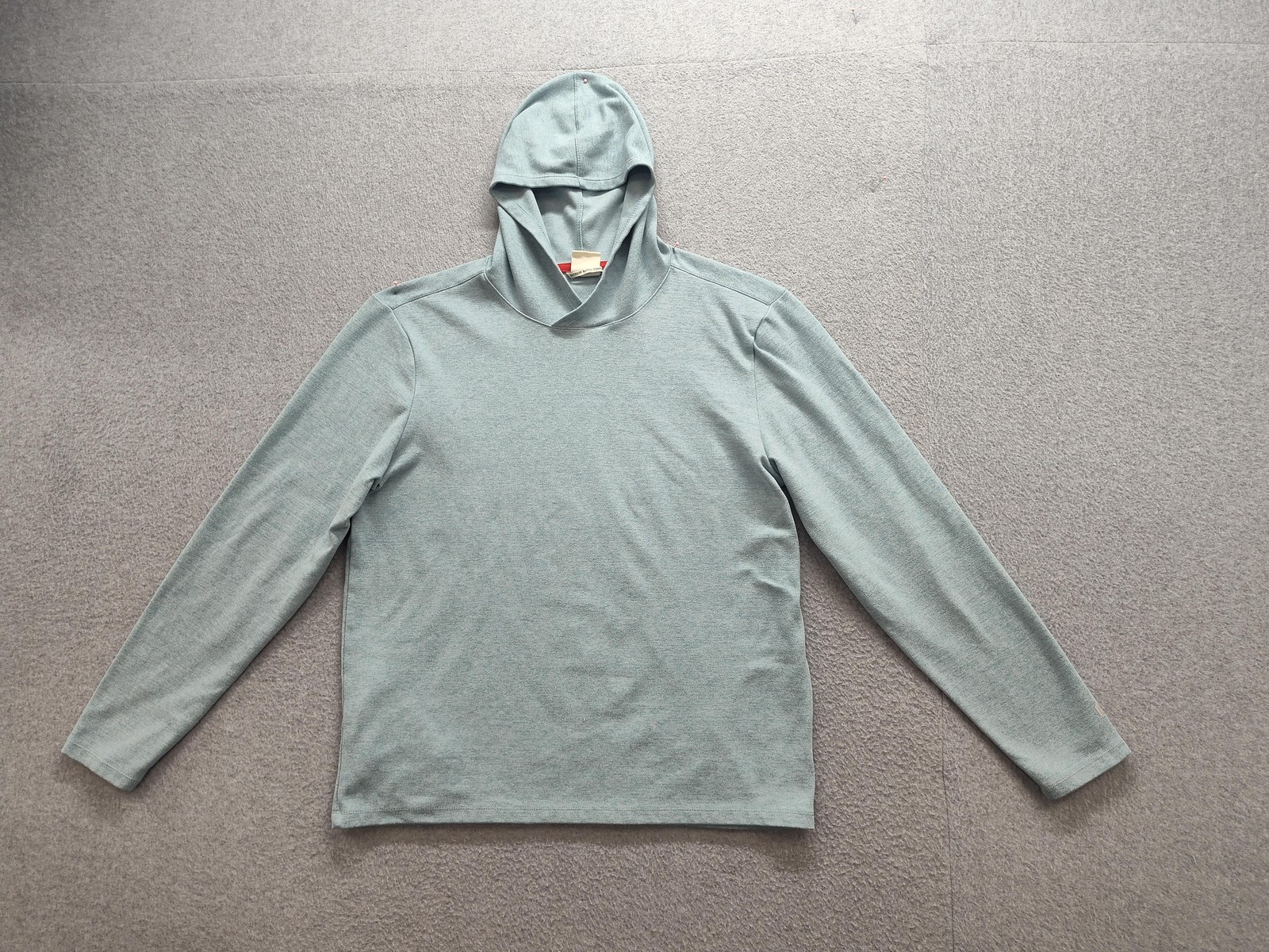 Avalanche Hoodie Mens Large Green Lightweight Stretch Pullover Zip Pocket
