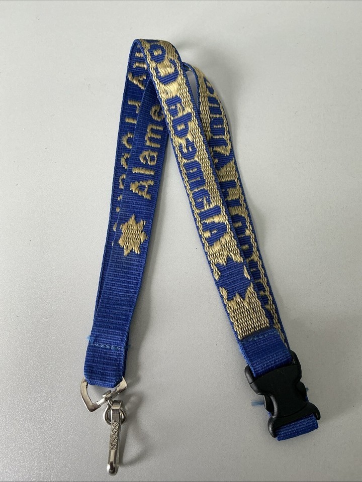 Alameda County Probation Department Blue & Gold Lanyard Oakland CA