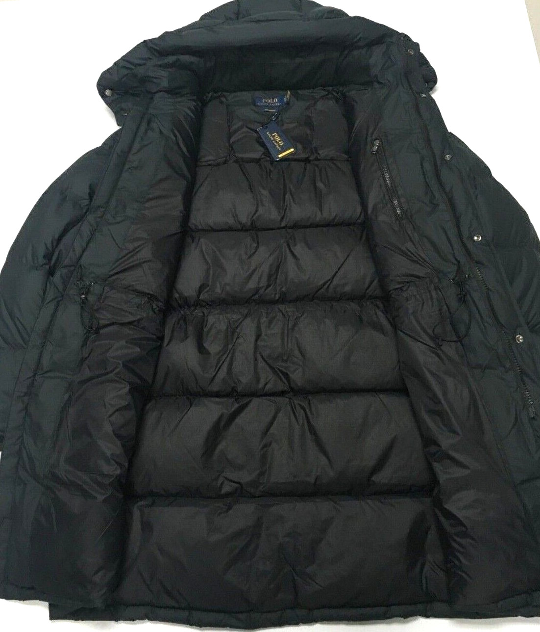 Polo Ralph Lauren B&T 650 Down Hooded Jacket Coat Parka Water Repellent Ski Snow