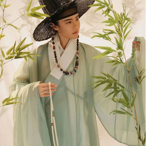 Men’s Ancient Chinese Ming Dynasty Hanfu Traditional Hanbok Cosplay Costume