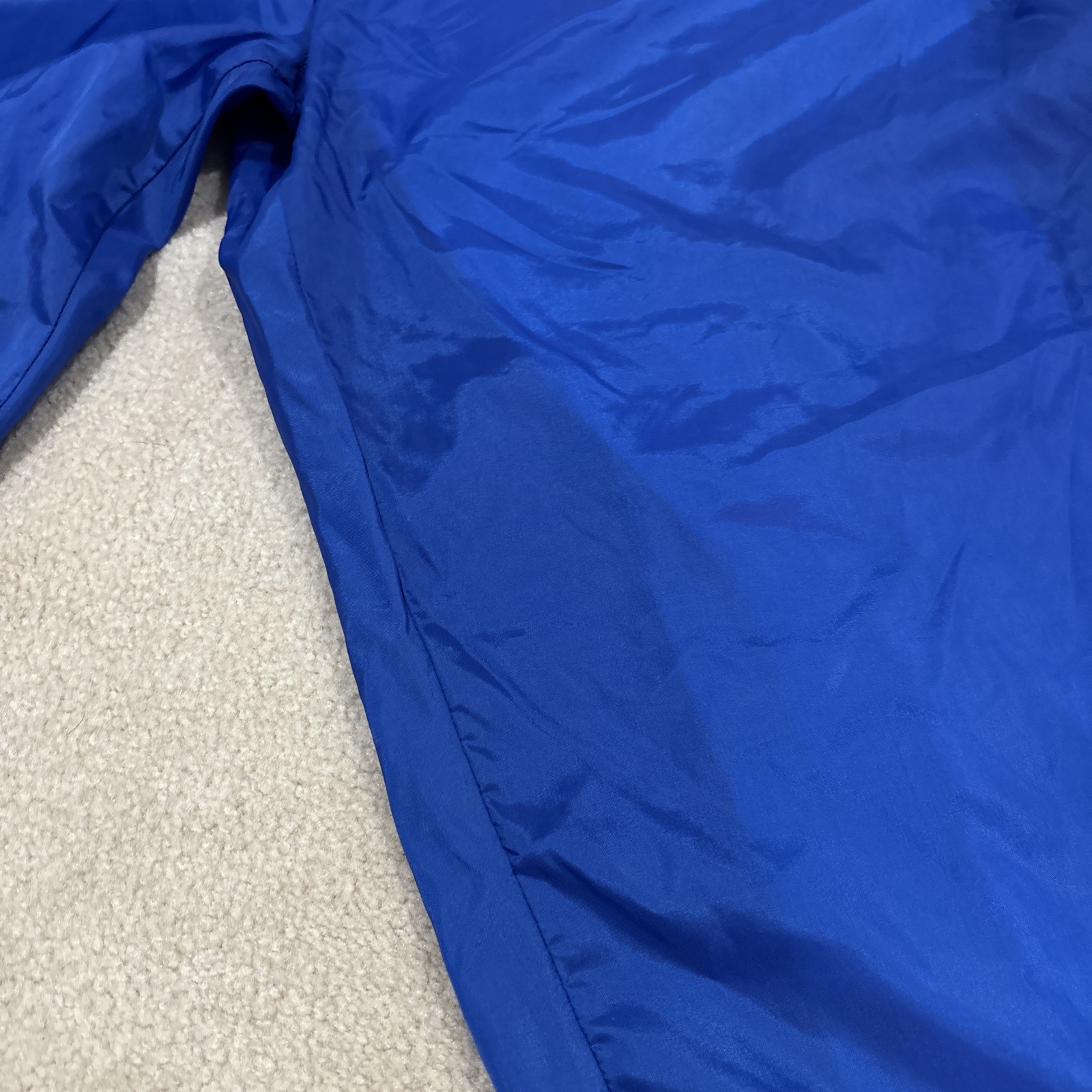 VINTAGE Blue Members Only Wind Pants Trackpants Mens Size XL w/drawstring waist