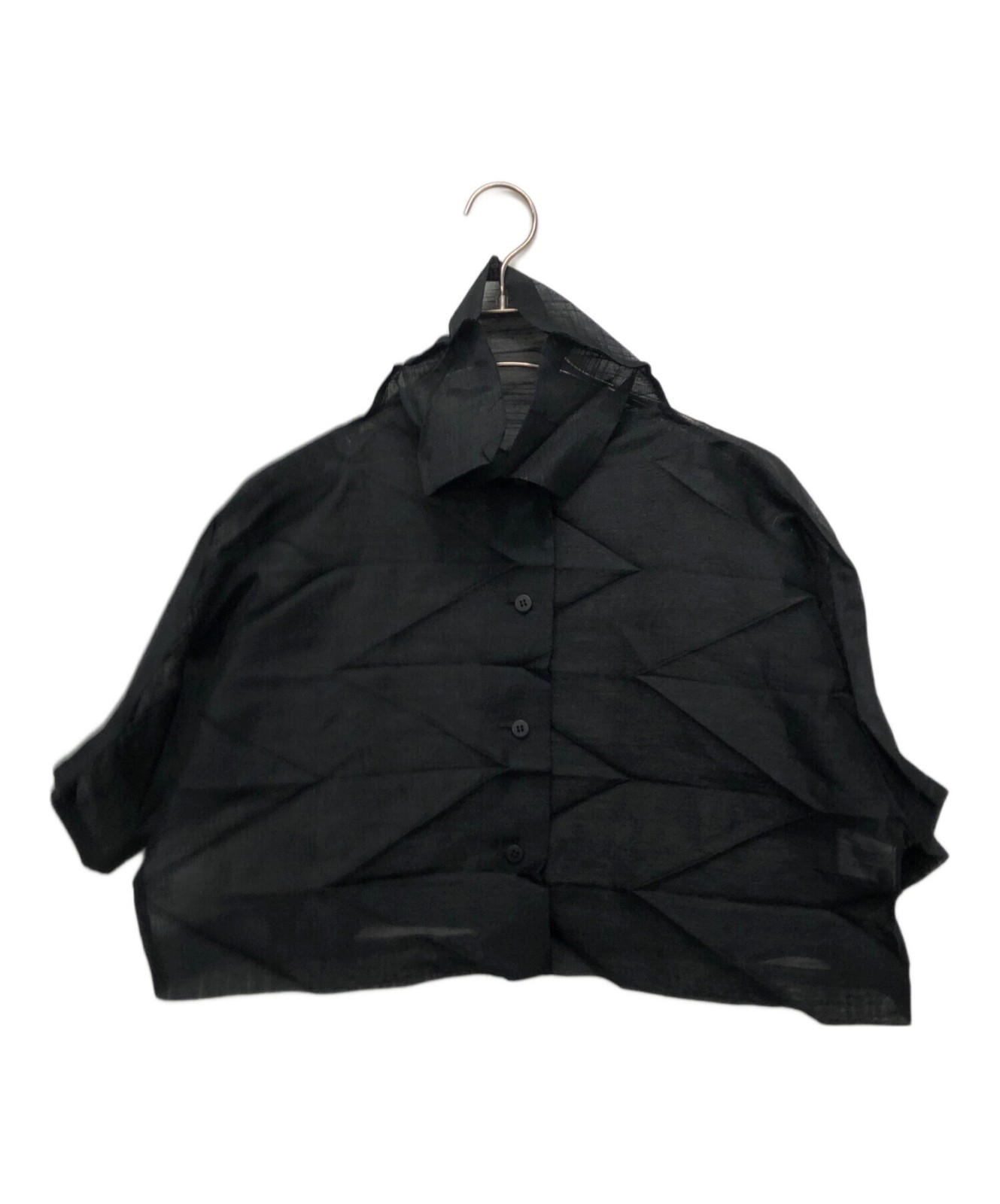 me ISSEY MIYAKE Origami shirt Not specified black Ext+++