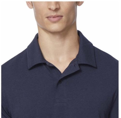 NEW 32 Degrees Men’s Performance Polo, Stormy Night Blue Medium
