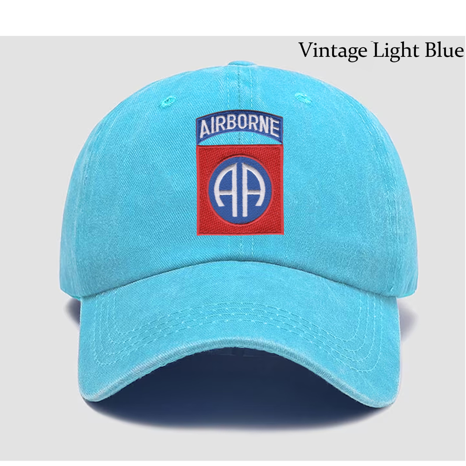 Embroidered Hat 82nd Airborne Division, Veteran Cap, Trucker Hat, Baseball Cap