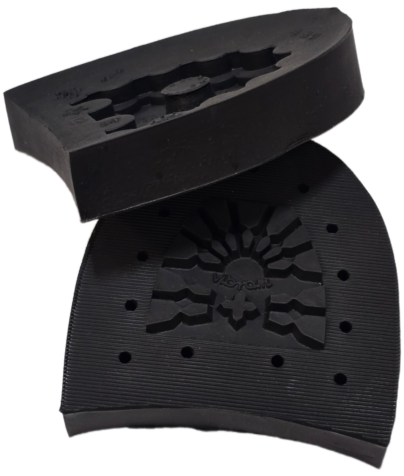 VIBRAM #430 OIL RESISTING SOLE & HEEL BLACK (1 Pair) Shoe Repair Boot Repair