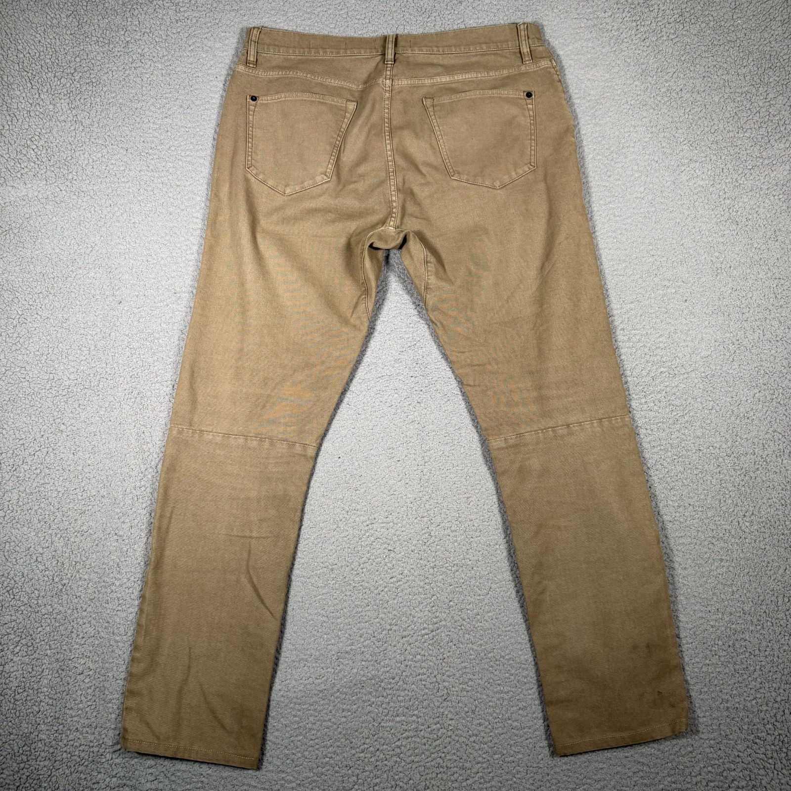 Proof Pants Mens 34×31 Brown Rover Slim Fit Canvas 5 Pocket Huckberry Preppy