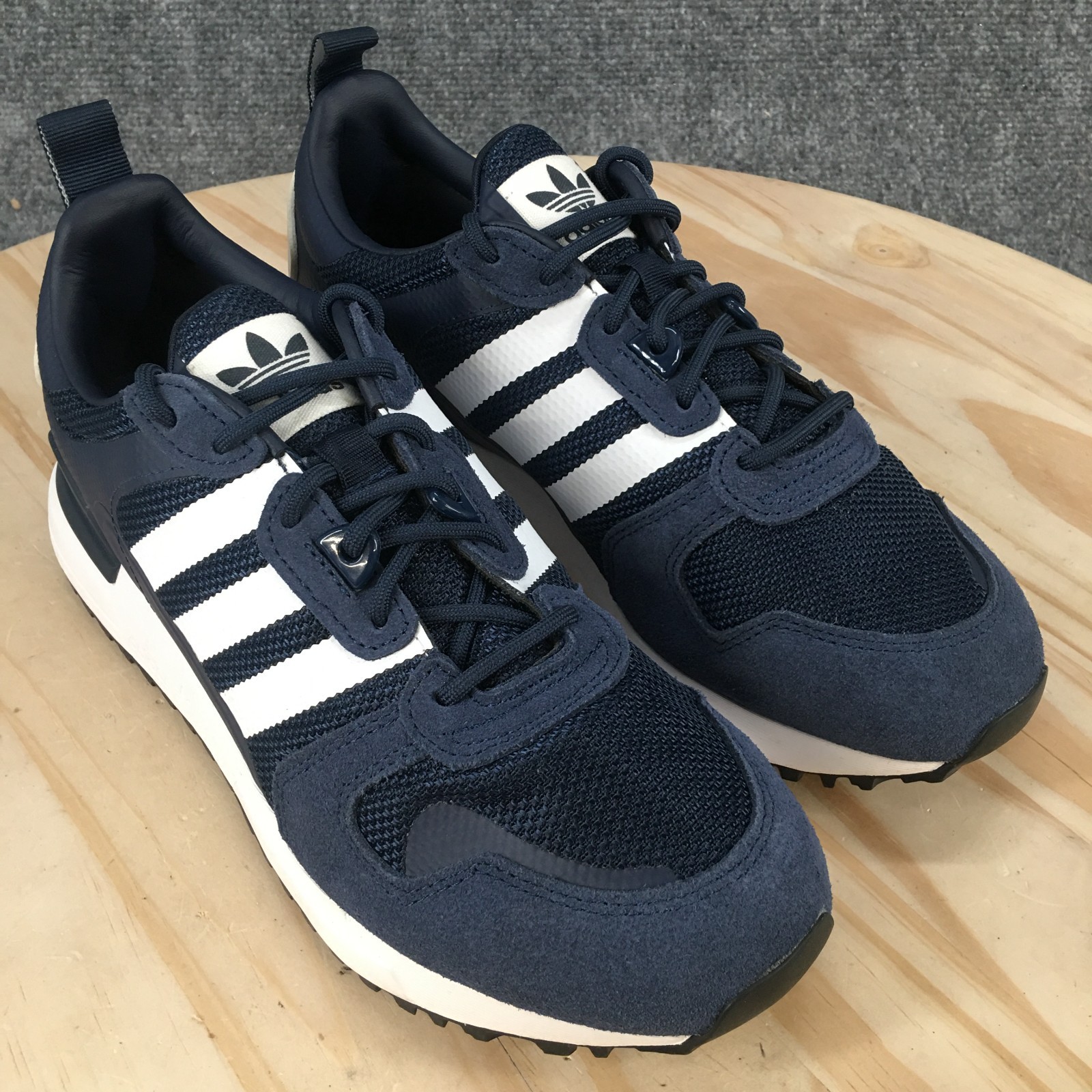 Adidas Sneakers Mens 6.5 Blue ZX 700 HD Trainers Shoes Suede Low Top FY1102