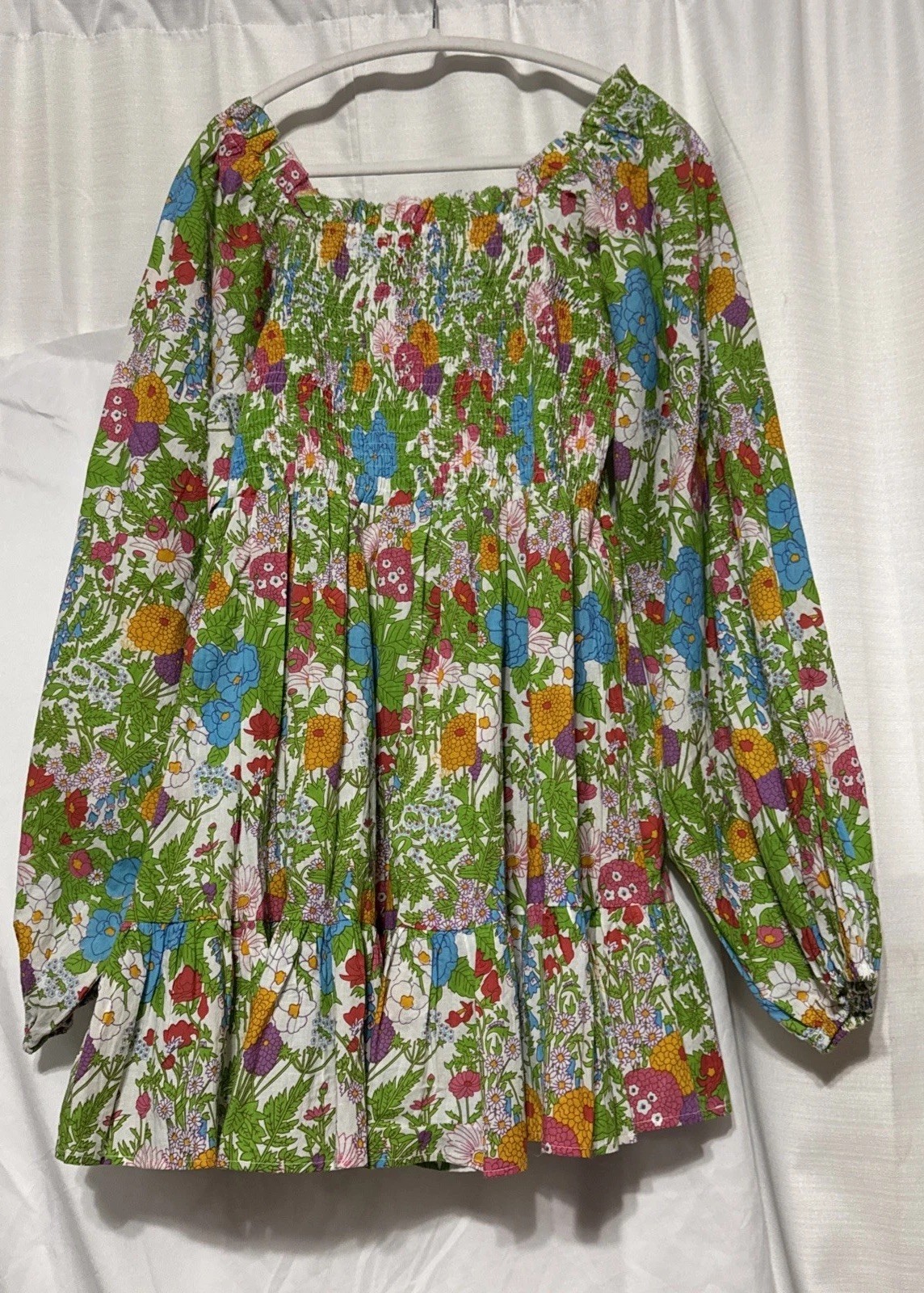 Mille , Calista Dress In Summer Garden , Women’s Size Large, Resort & Travel