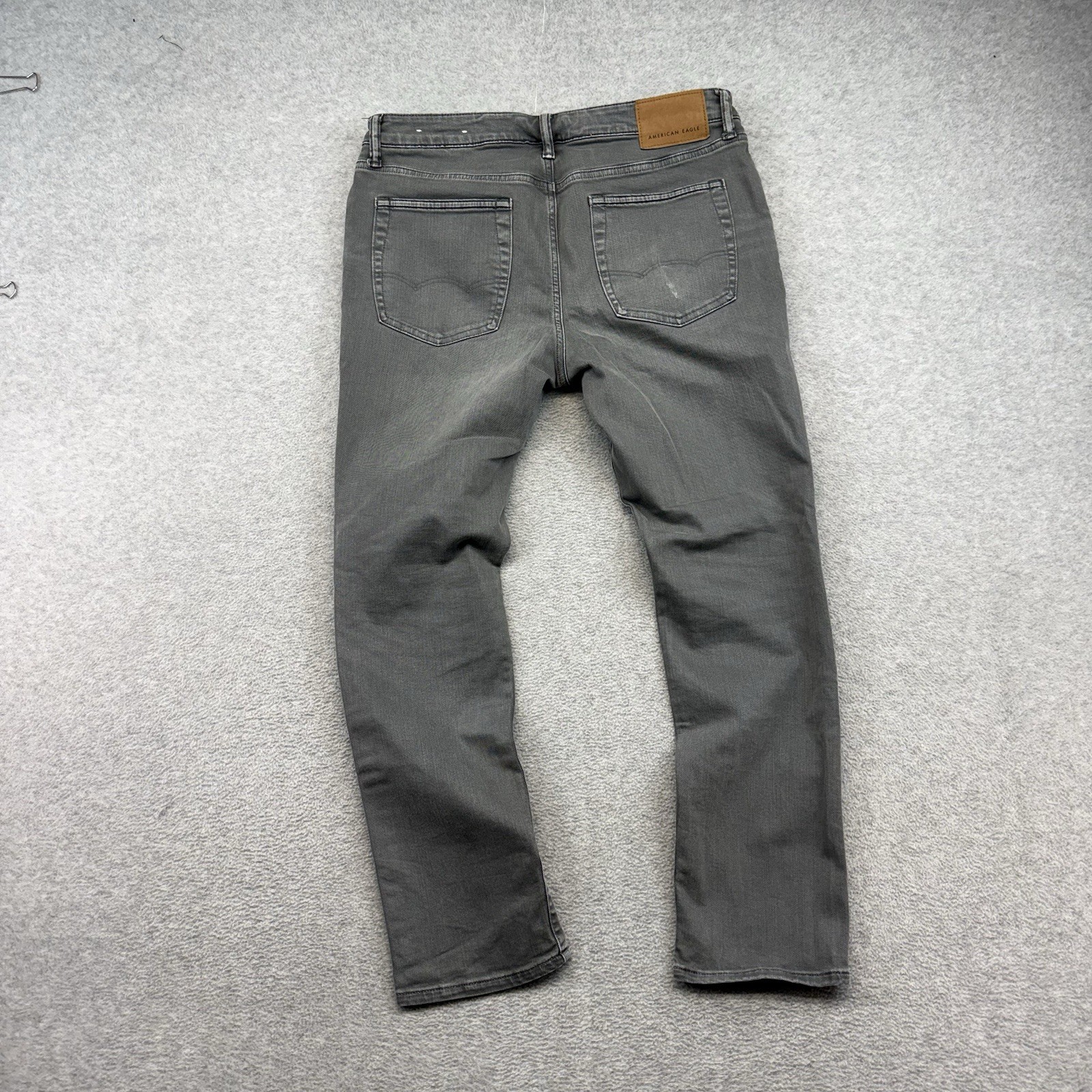 American Eagle Next Level Flex Slim Fit Jeans Mens 34×30 Gray Denim Stretch
