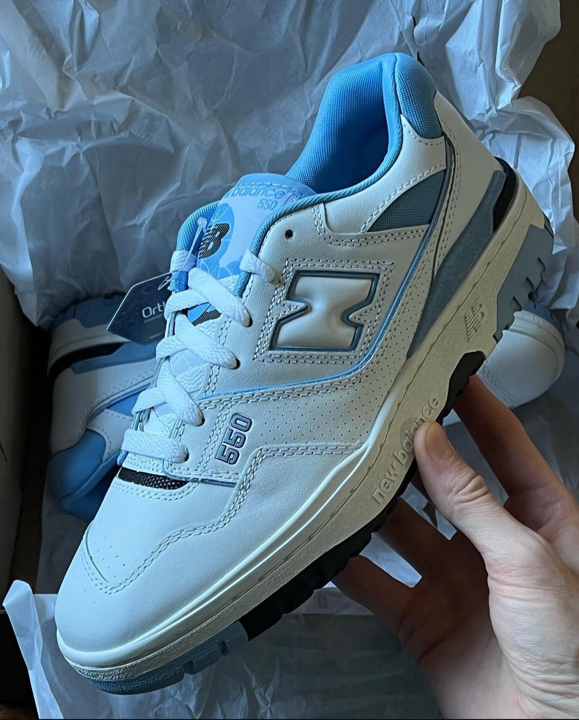 New Balance 550 Team Carolina Blue Size 11 — BB550HL1