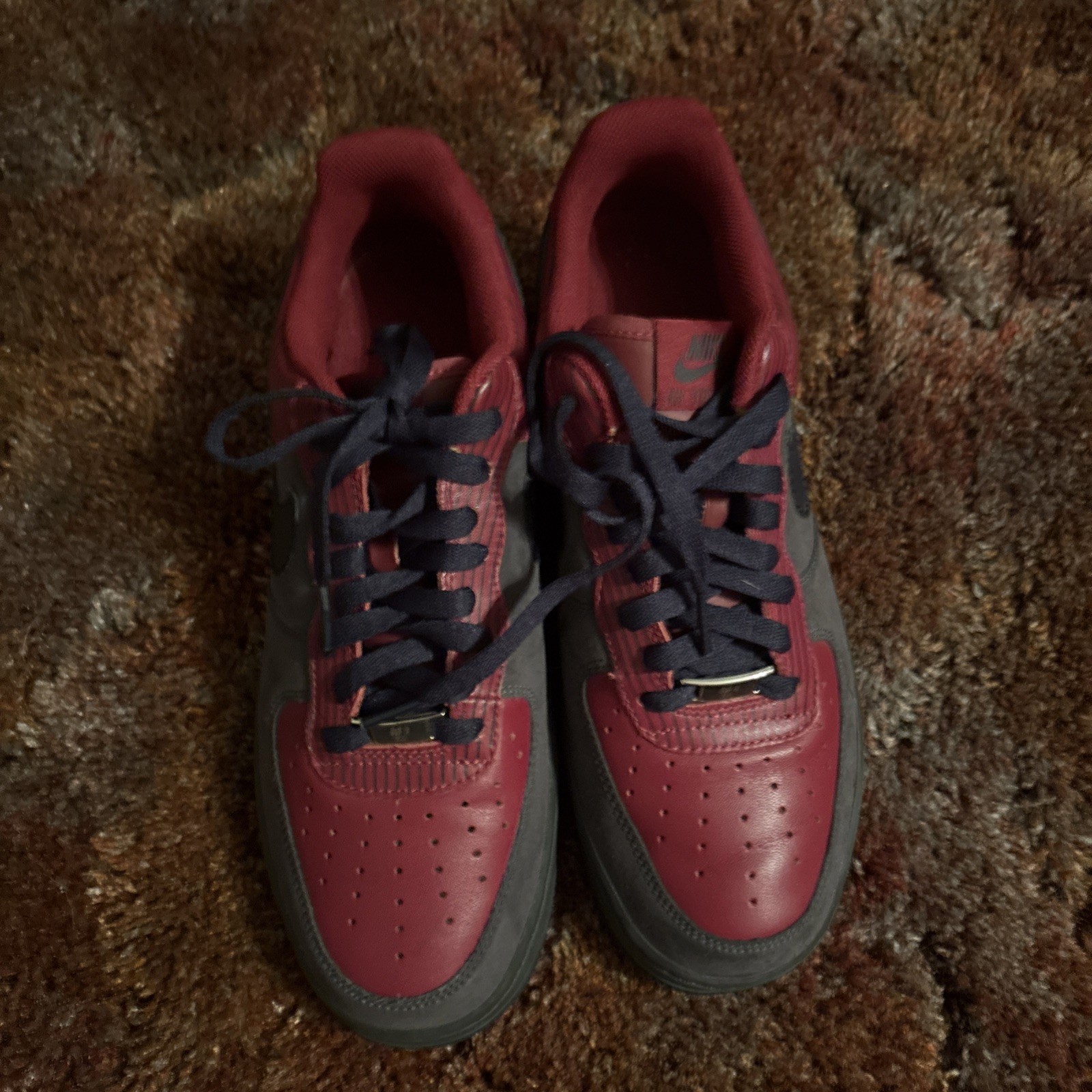 Nike Air Force 1 Low XXV Team Red Anthracite Mens Size 9Sneakers 317295 662