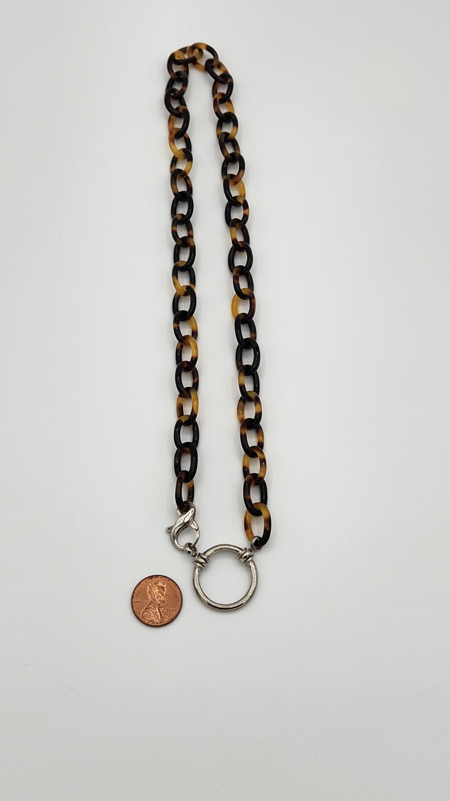 La Loop Eyeglass Holder Loop Necklace W/ 925 Clasp “The Tonne Tort” 20 Inches