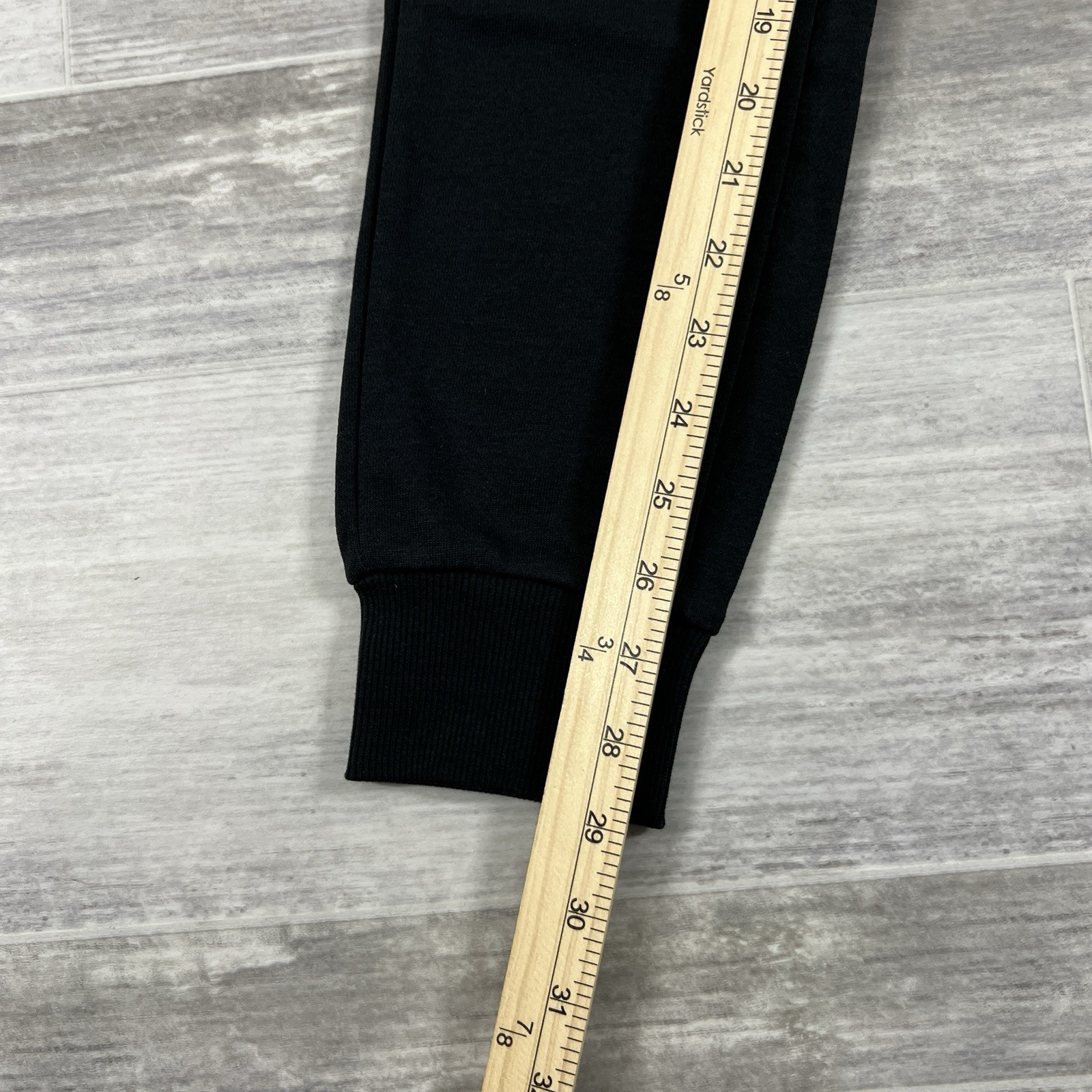 Adidas Women’s XS Essentials Lineage French Terry Slim Tapered Leg Black GM5526
