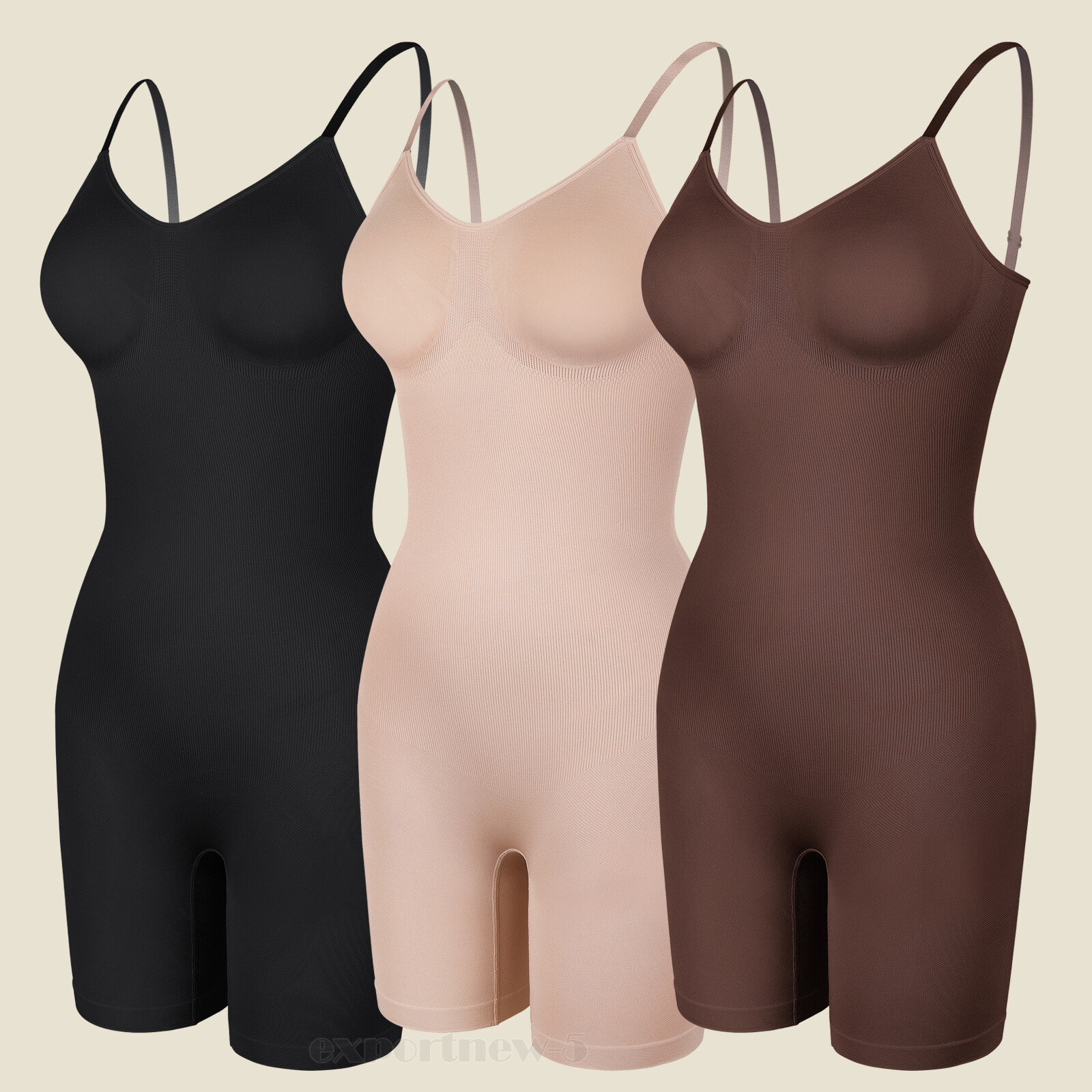 Tummy Control Bodysuit Sculpting Body Shaper Tank Top Shapewear Snatched Waist