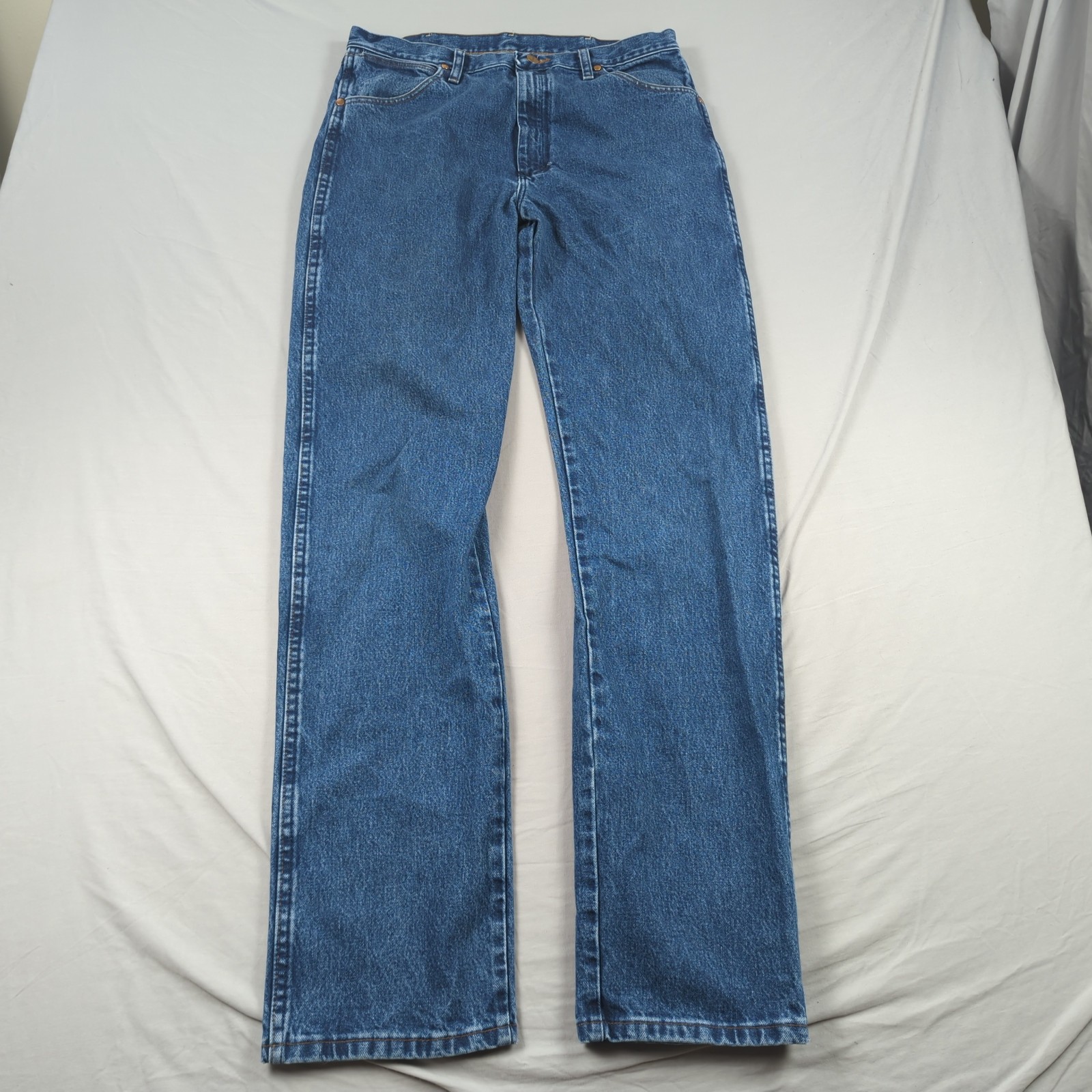 Wrangler Jeans Mens 34×36 Blue Western Cowboy Cut 13MWZ Rodeo Rancher