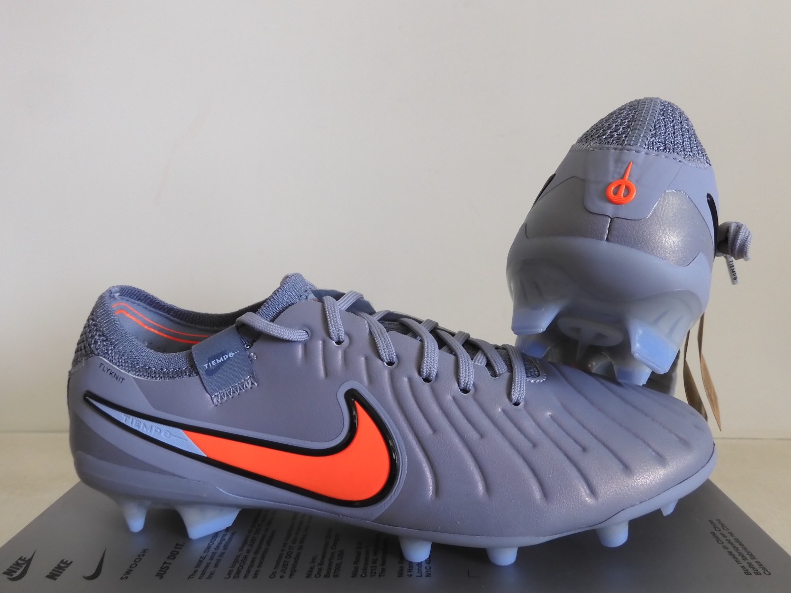 Nike Tiempo Legend 10 Elite Fg Blue Eclipse-Black Mens Sz 6 [DV4328-402]