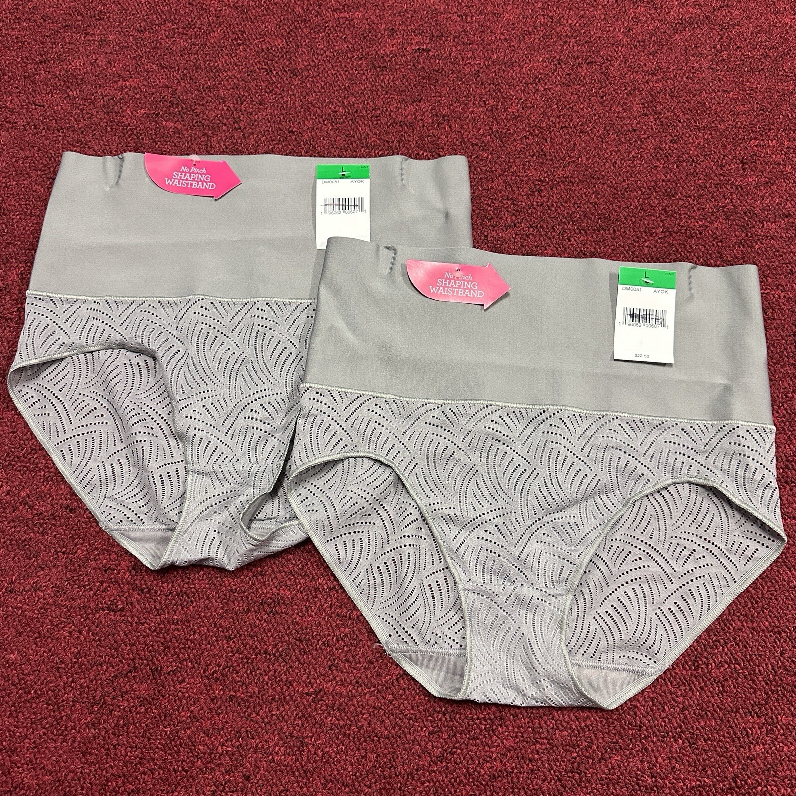 2 Pair Maidenform Tame Your Tummy Firm Control Cool Comfort Brief DM0051 Large