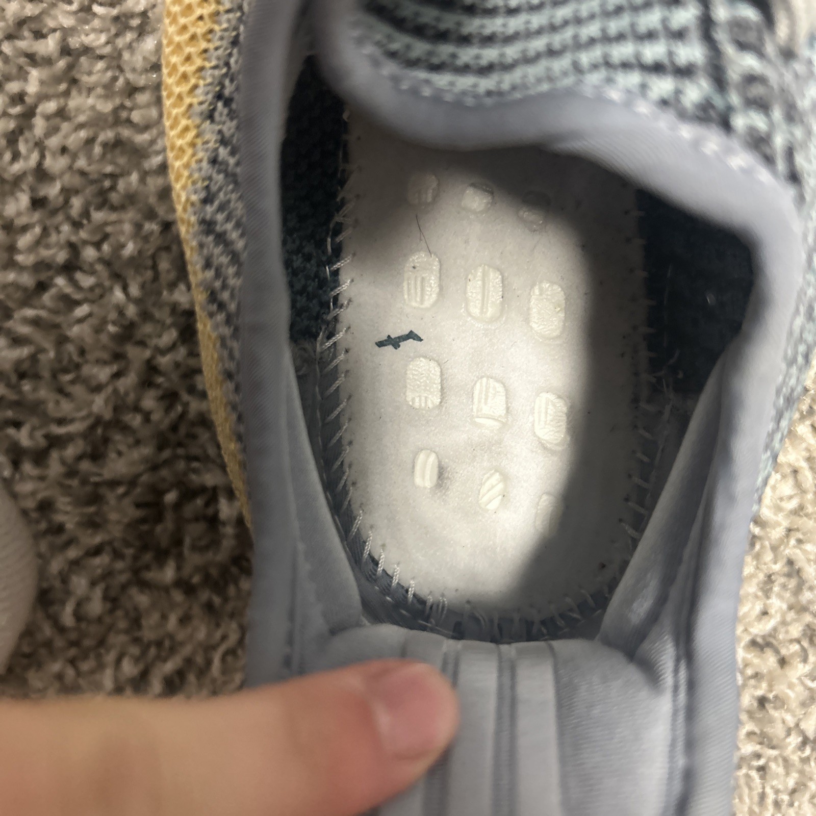 adidas Yeezy Boost 350 Ash Blue Men’s Sneakers Size 8.5